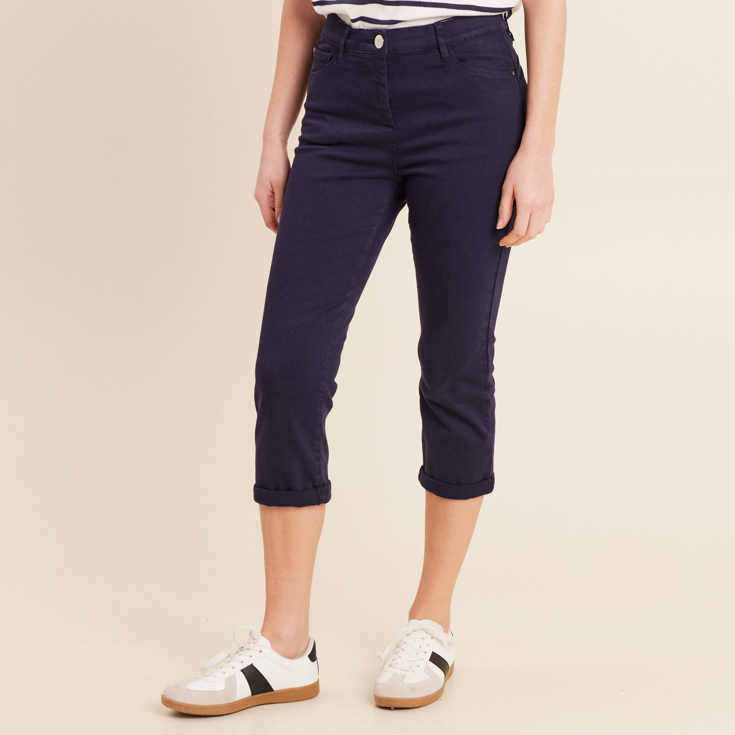 Pantalon magique l'unique bleu marine femme