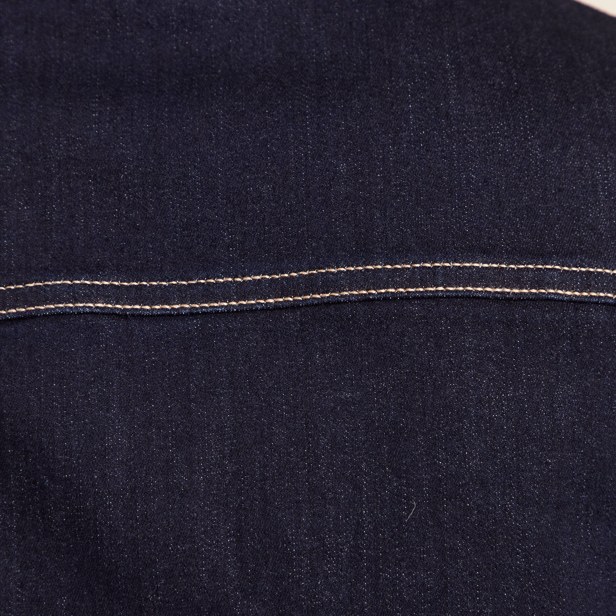 Robe droite en jean denim brut femme