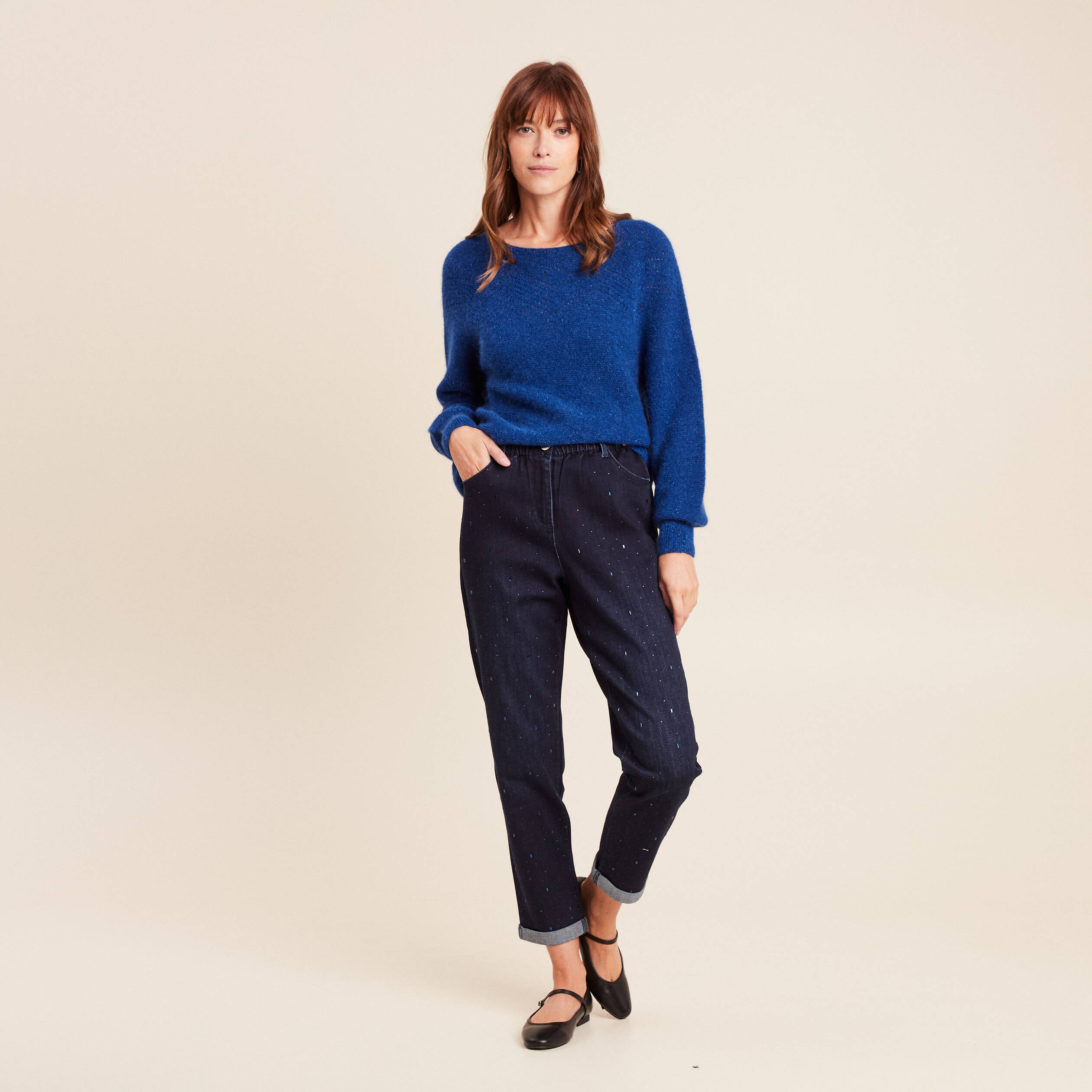 Robe Drapée Oscar De La Renta Bleu Marine Avec Franges - Taille 8 Neuve Avec étiquettes - Modèle Genou Sans Manches