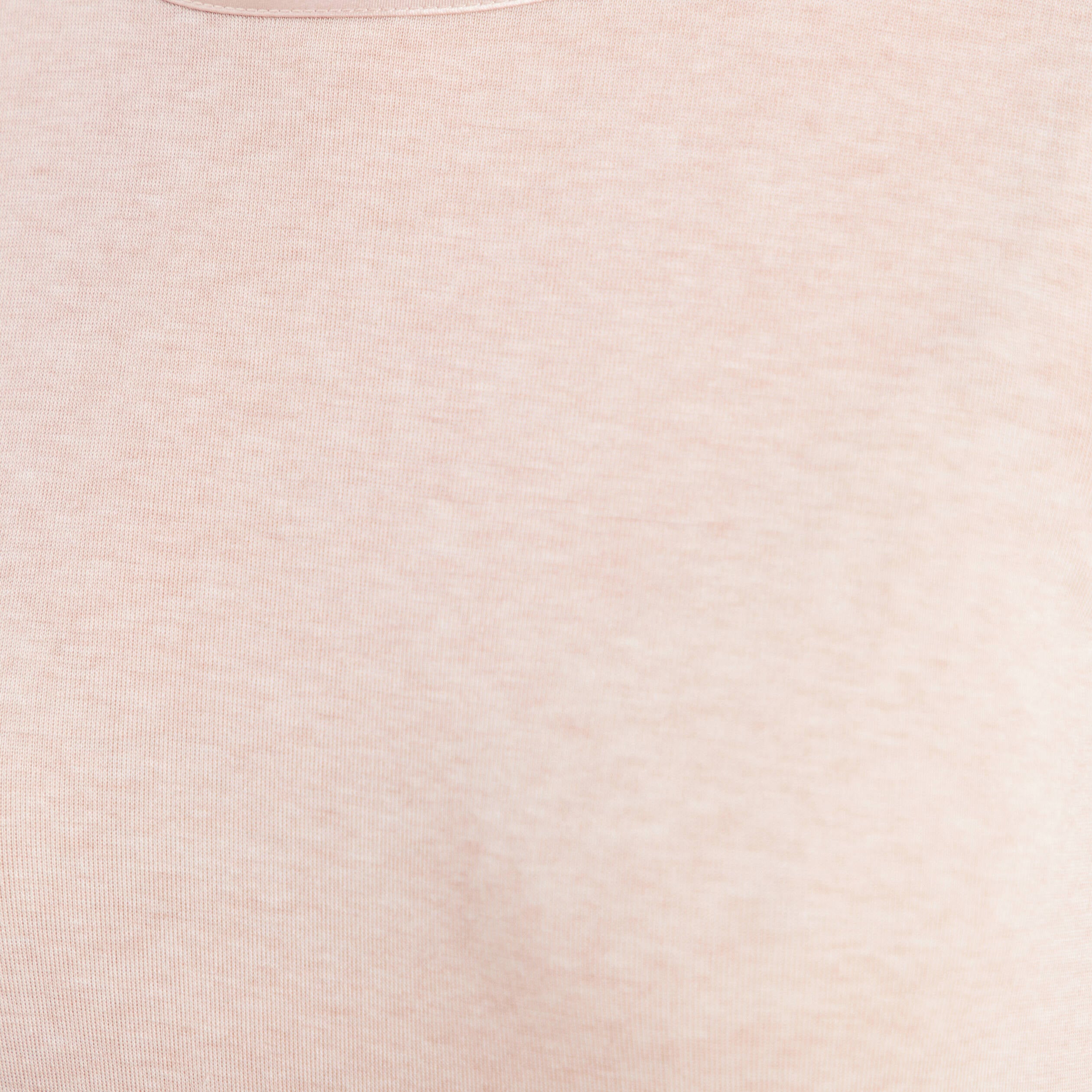 T-shirt ajust&eacute; manches longues beige femme