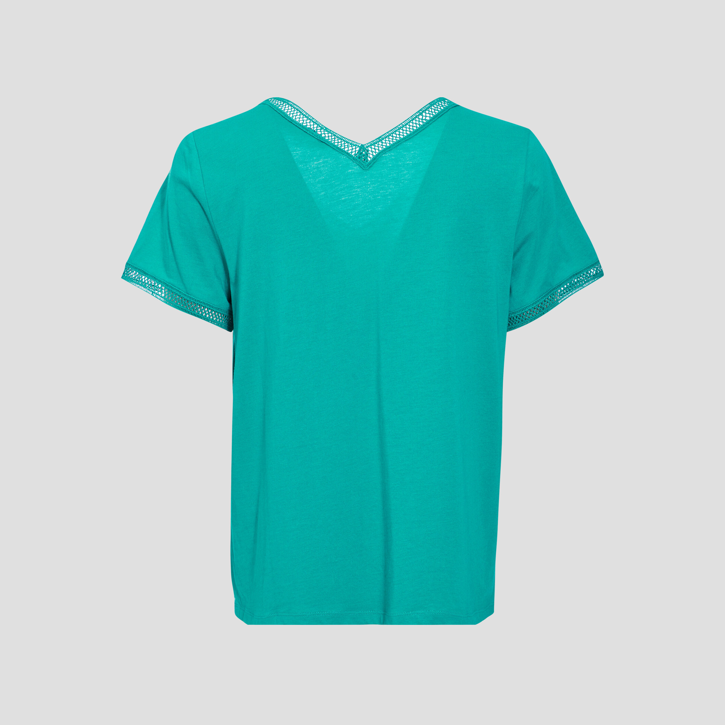 T-shirt manches courtes vert femme