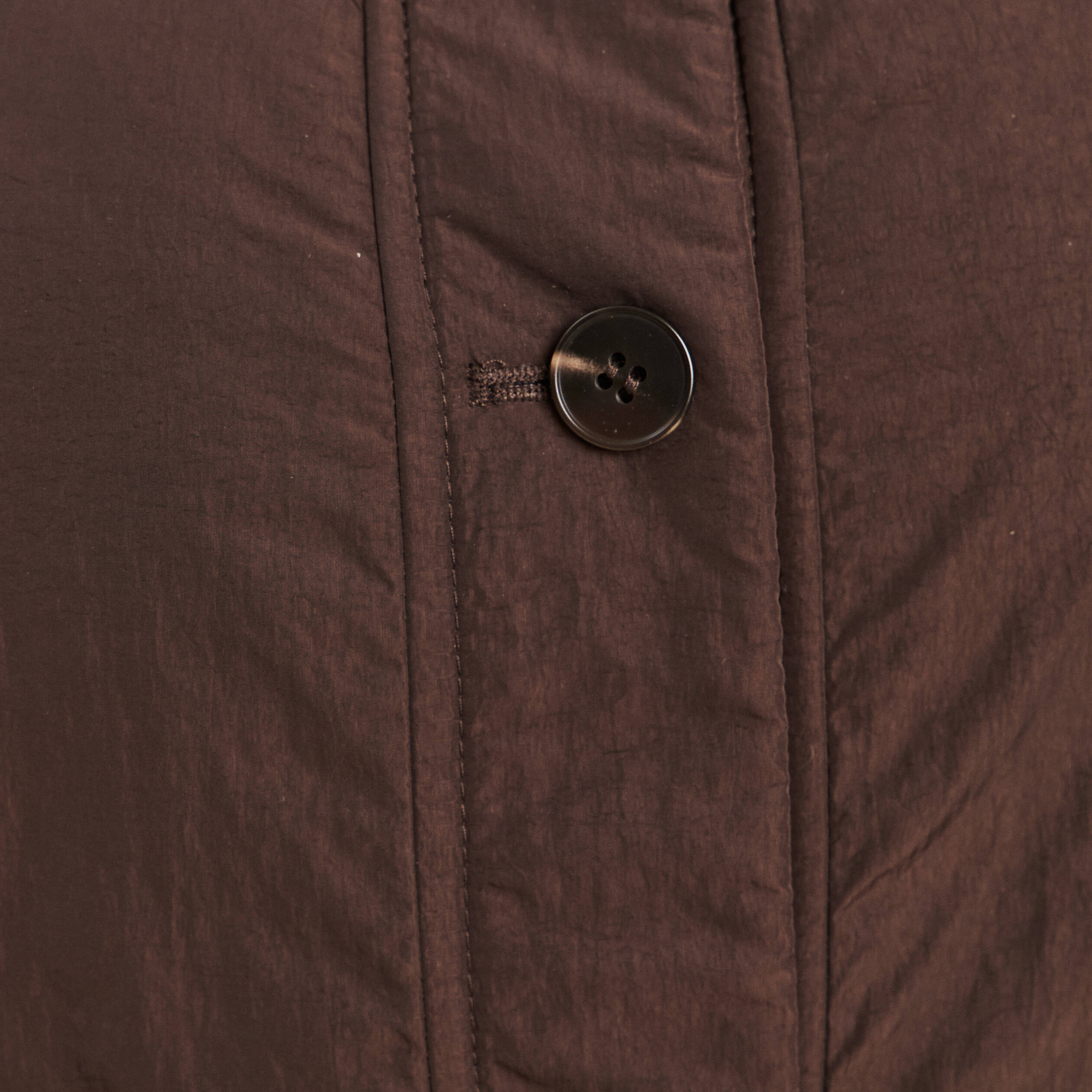 Doudoune doubl&eacute;e marron fonc&eacute; femme