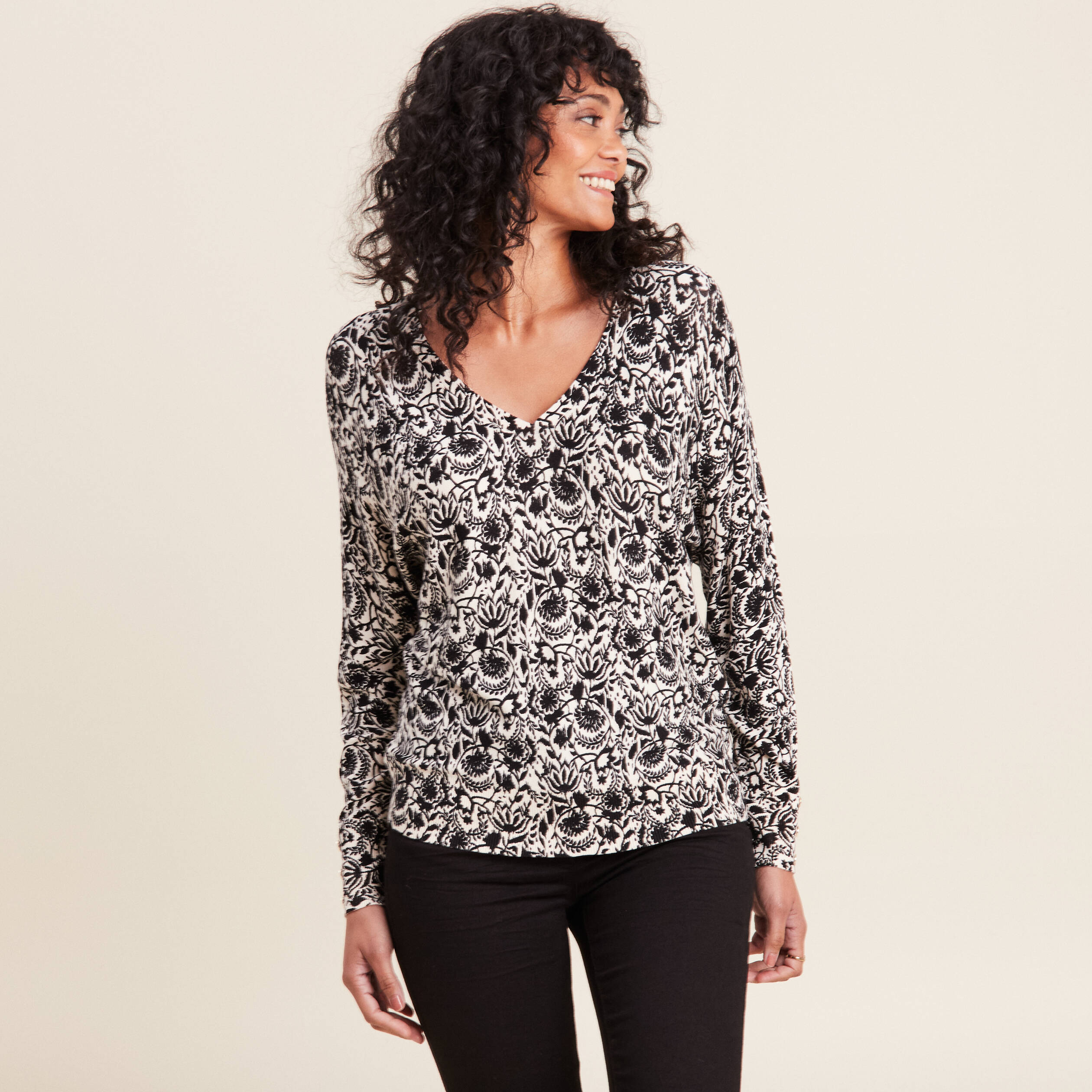 pull manches longues blanc femme Pull manches longues blanc femme