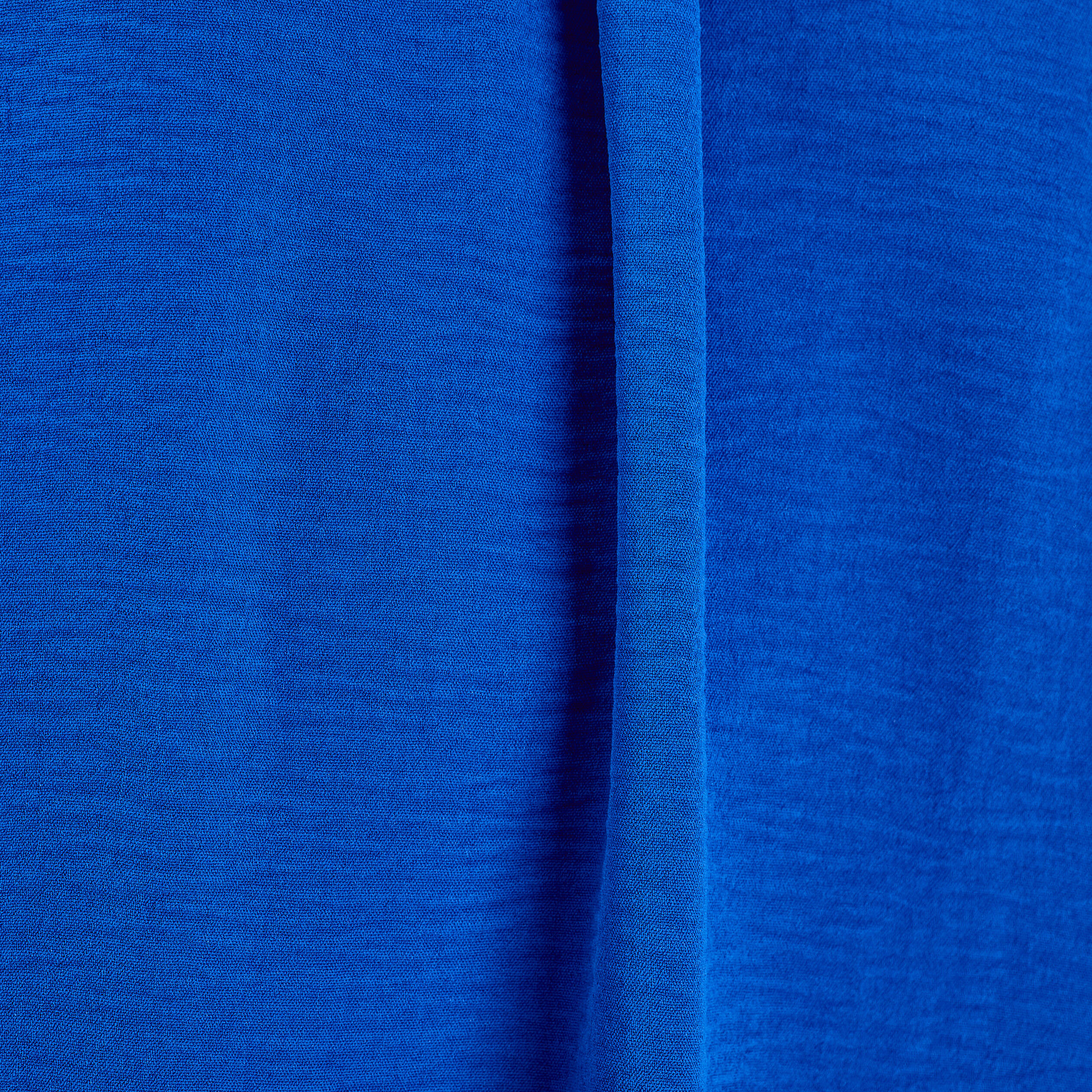 Chemise à manches longues bleu electrique femme