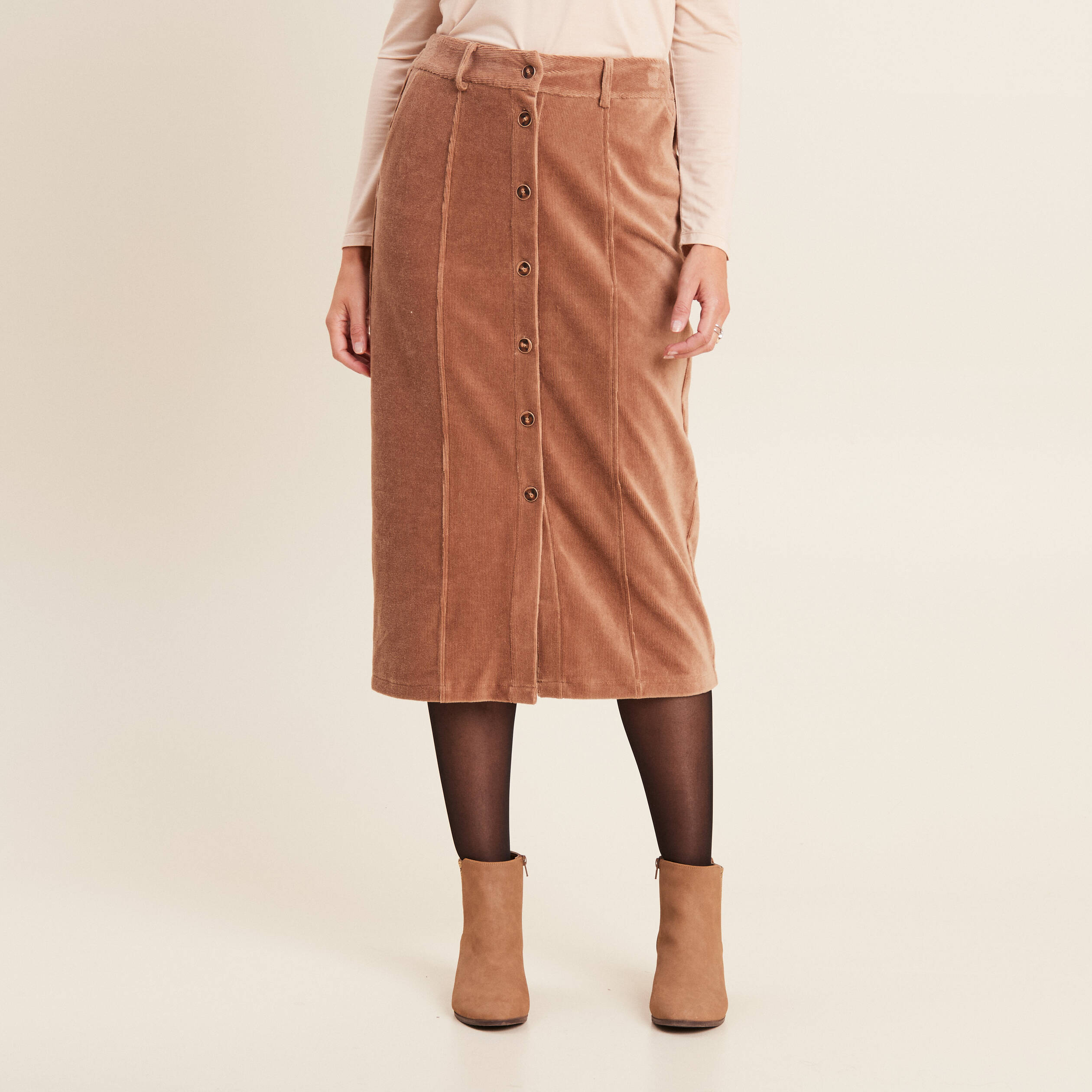 Jupe-short L.L. Bean Femme Taille 16 (37 Pouces) - Marron - Randonnée Trekking
