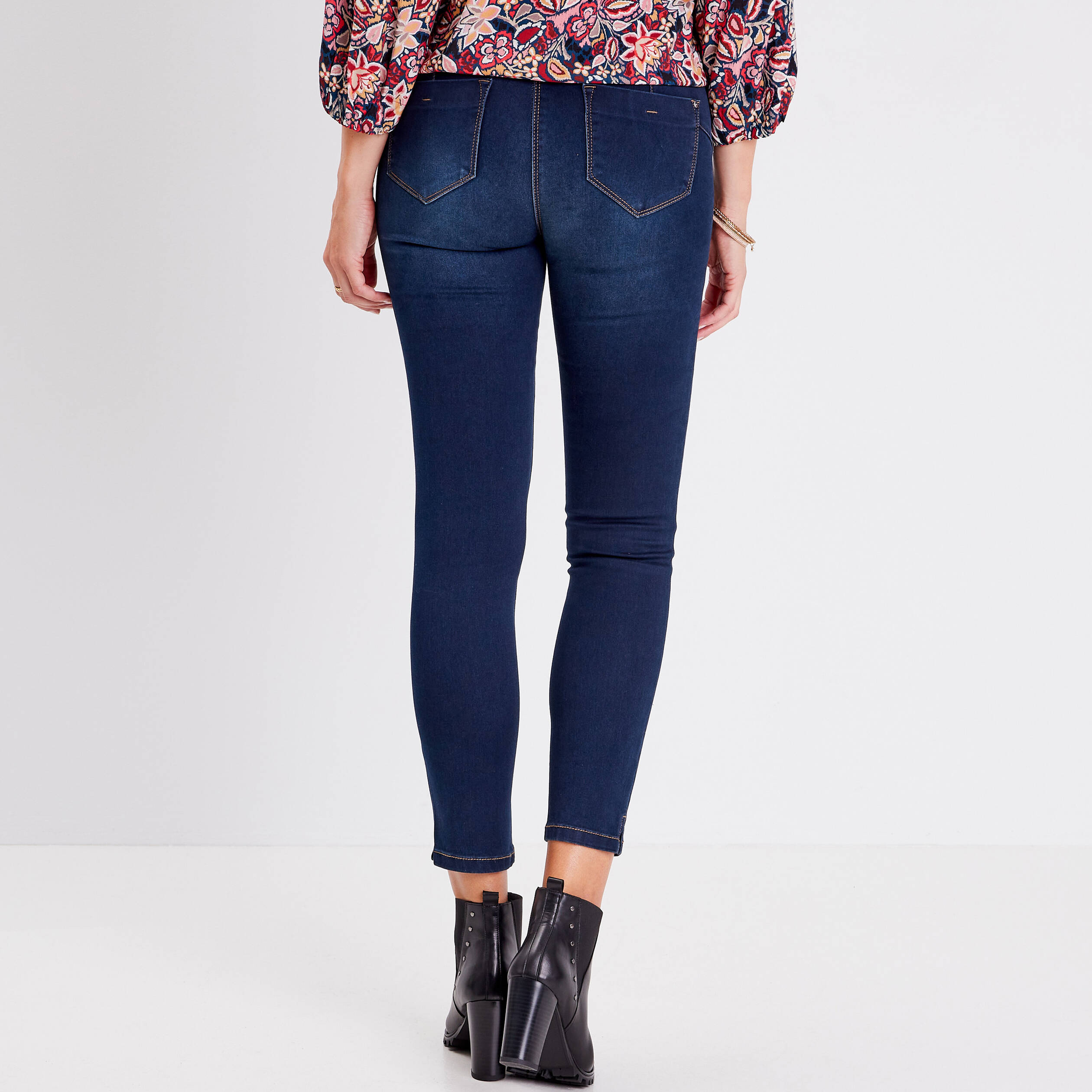 Tregging taille standard denim brut femme
