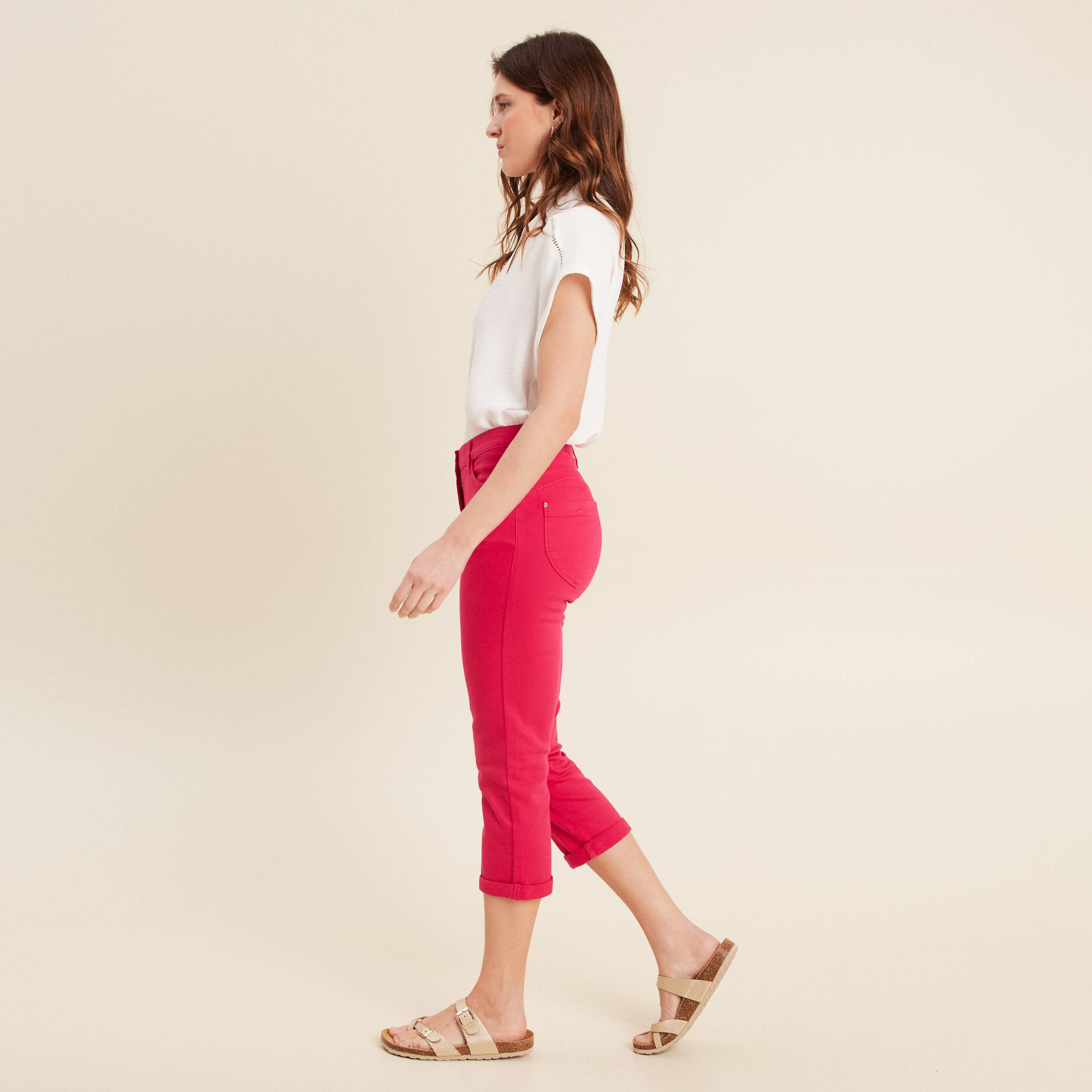 Pantalon magique l'unique rose fushia femme