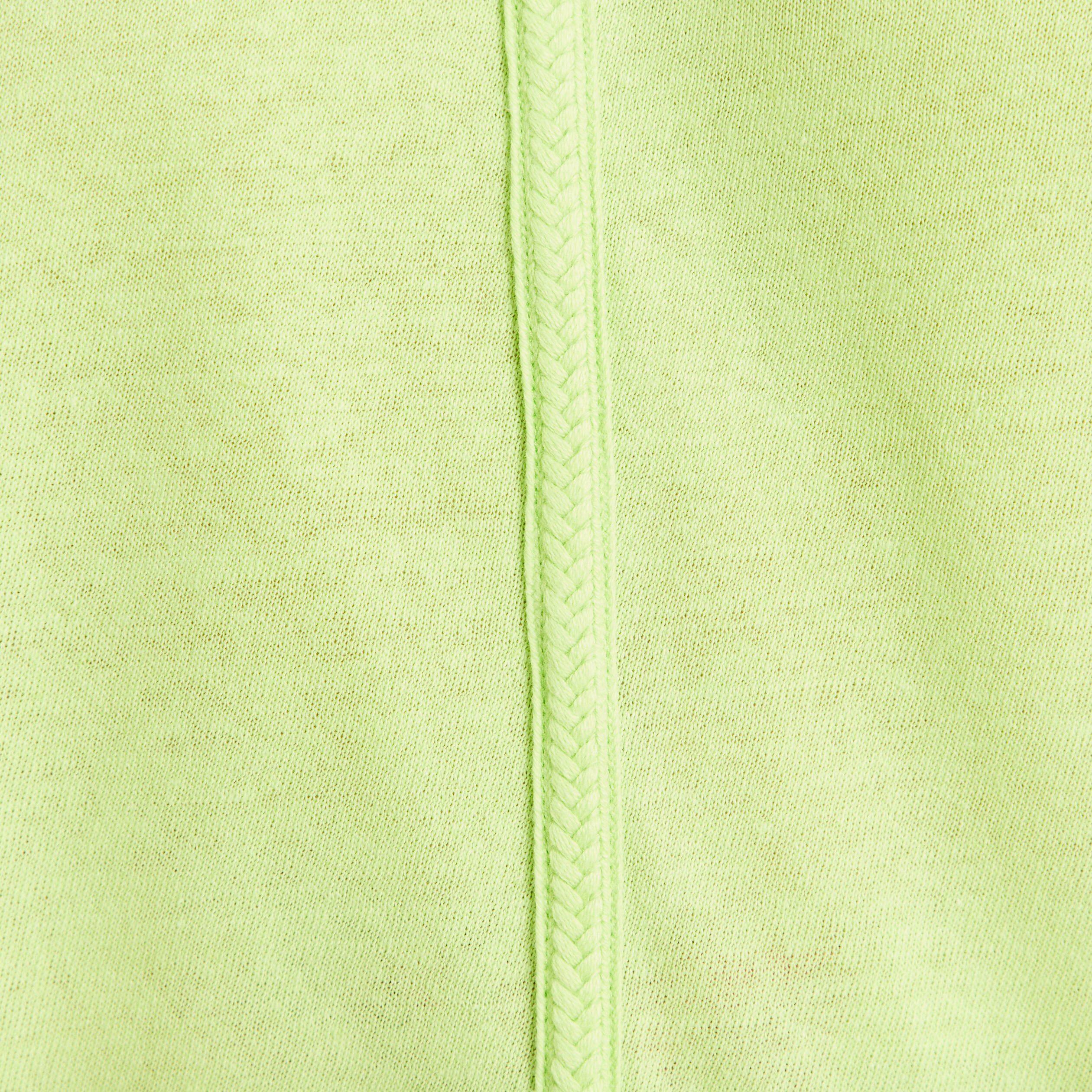 t shirt tresse manches courtes vert anis femme T-shirt tresse manches courtes vert anis femme