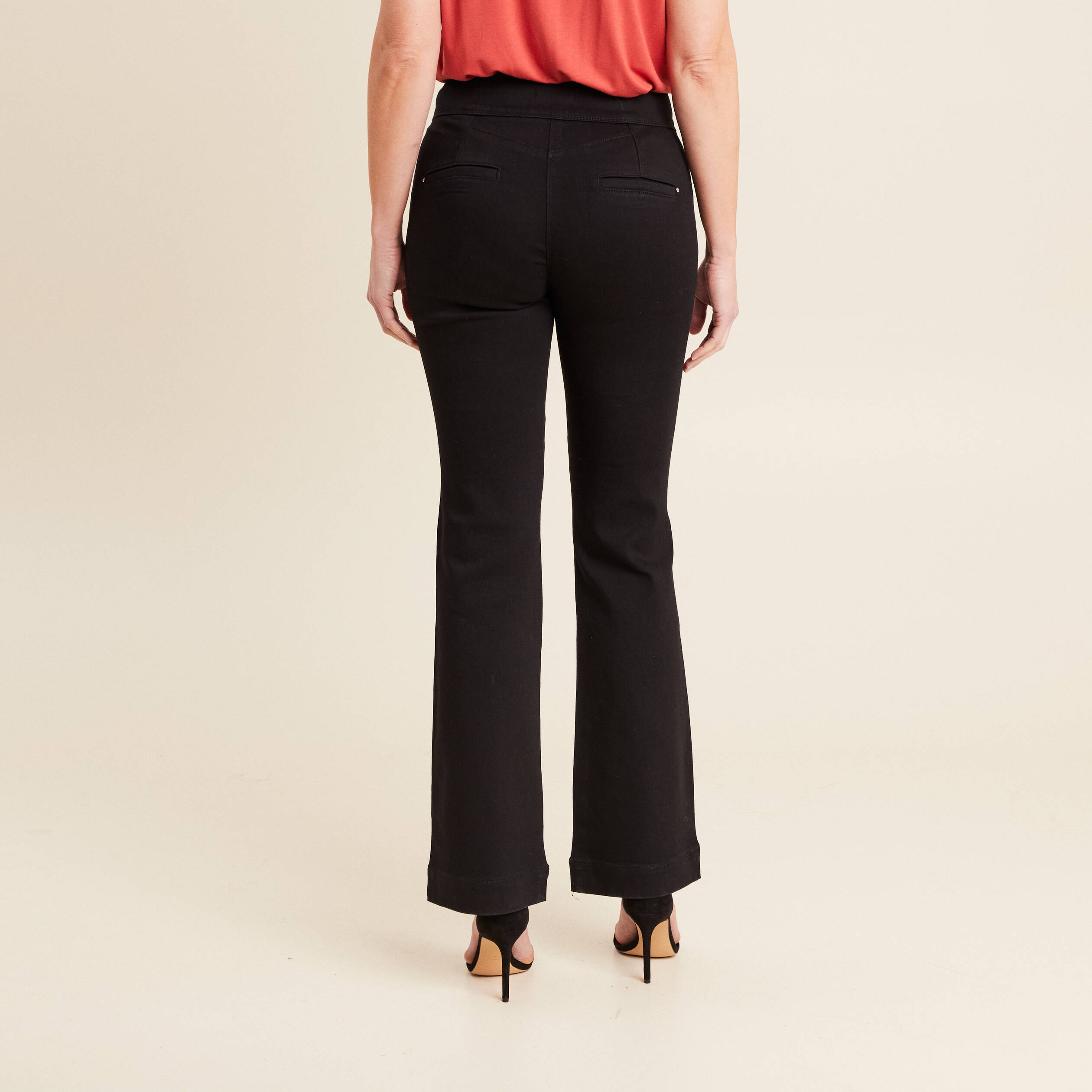 Pantalon noir femme bootcut outlet