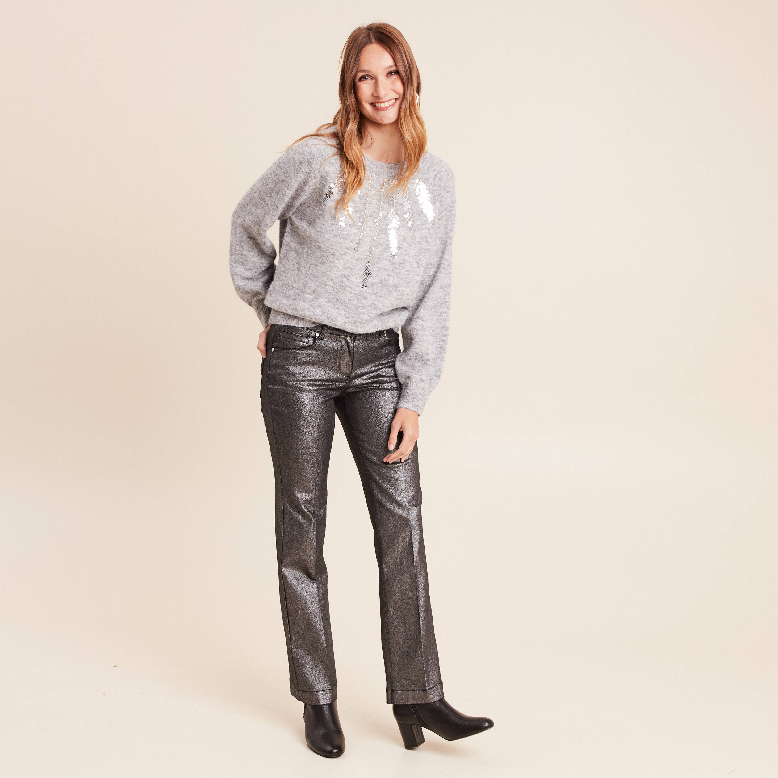 Pull&Bear - Sweat basique à col rond - Gris chiné | ASOS Pull&Bear - Sweat basique à col rond - Gris chiné | ASOS