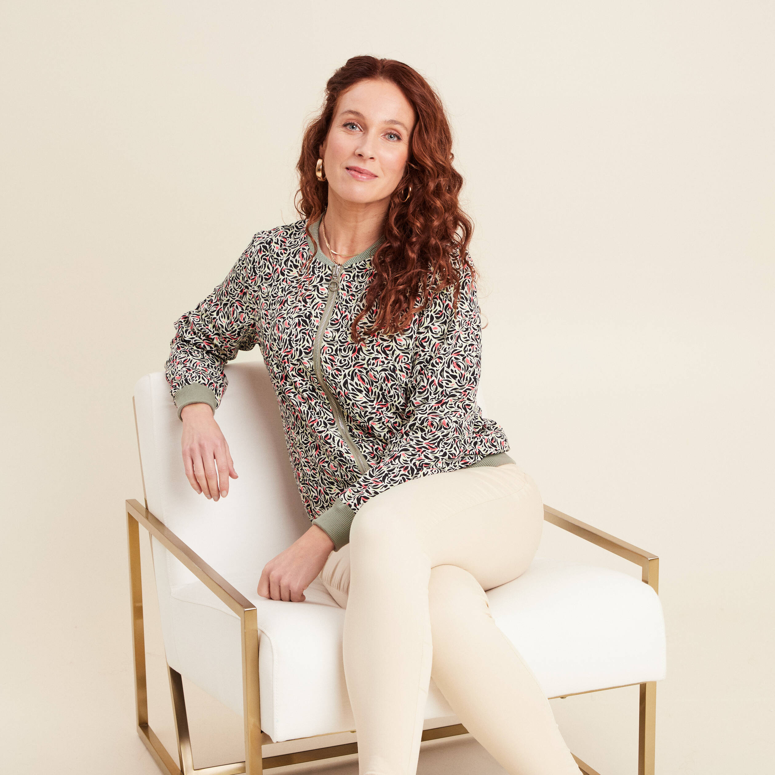 Top esprit gilet boutons rétro - Jaune - - 20.00