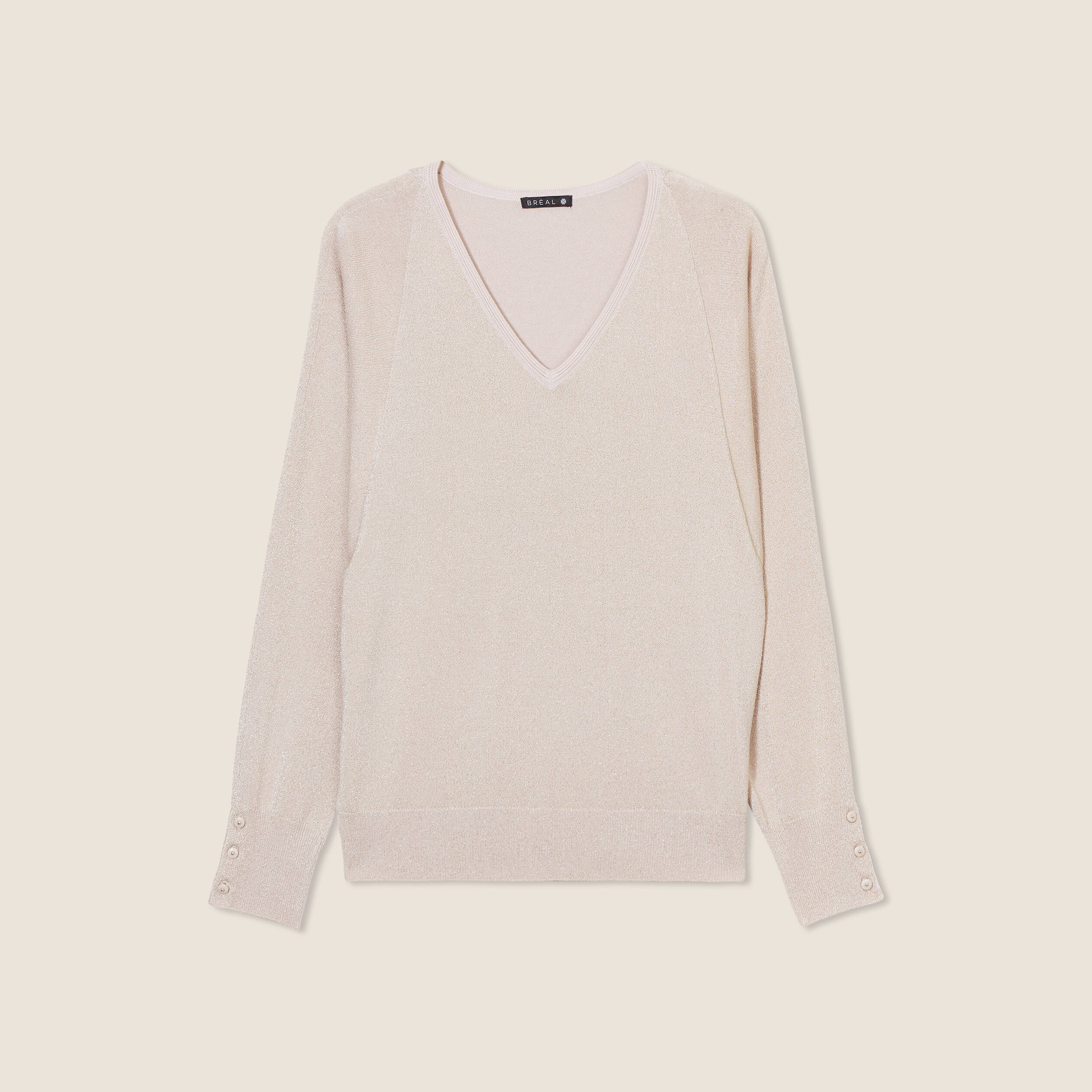 pull manches longues couleur or femme Pull manches longues couleur or femme