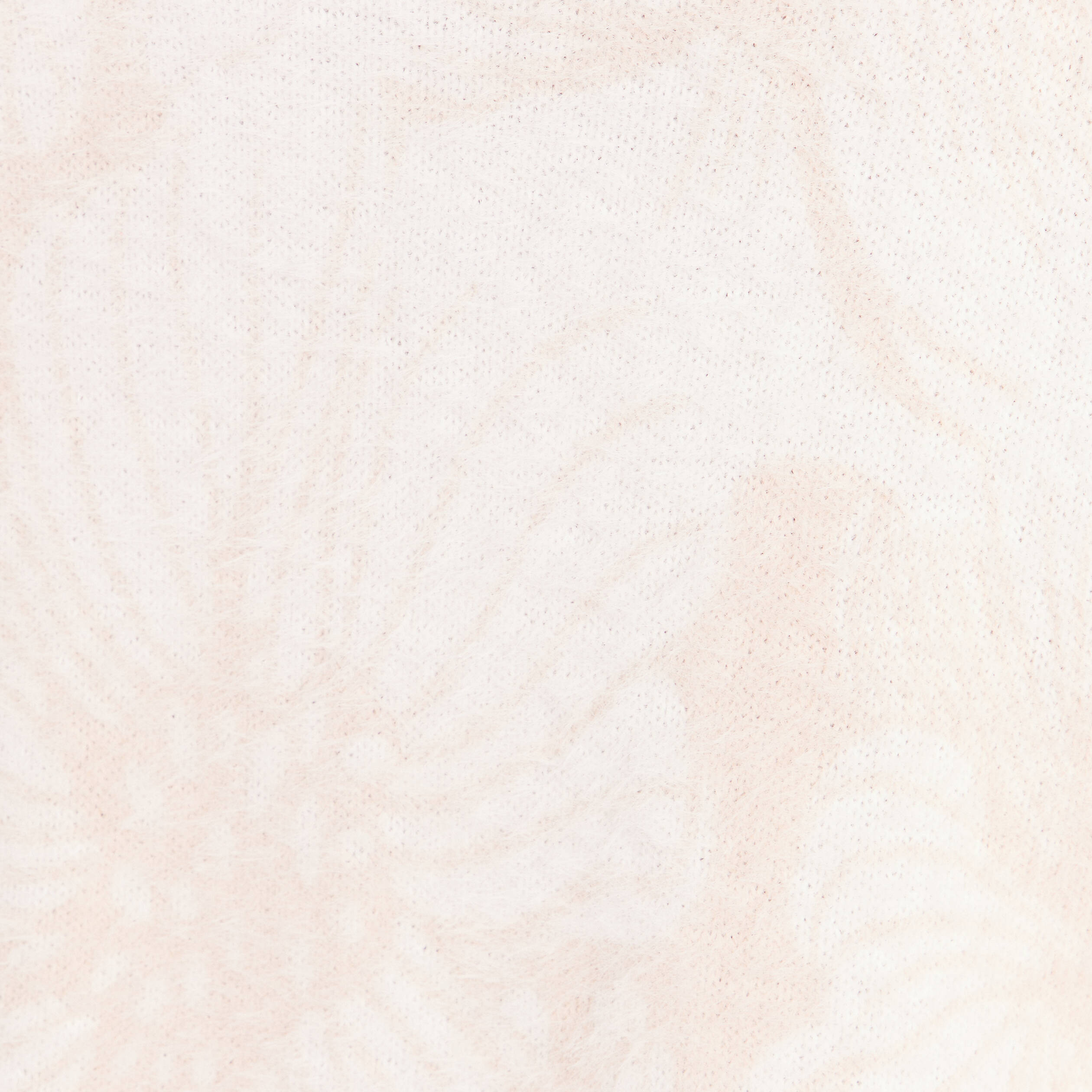 Pull col montant doux beige femme