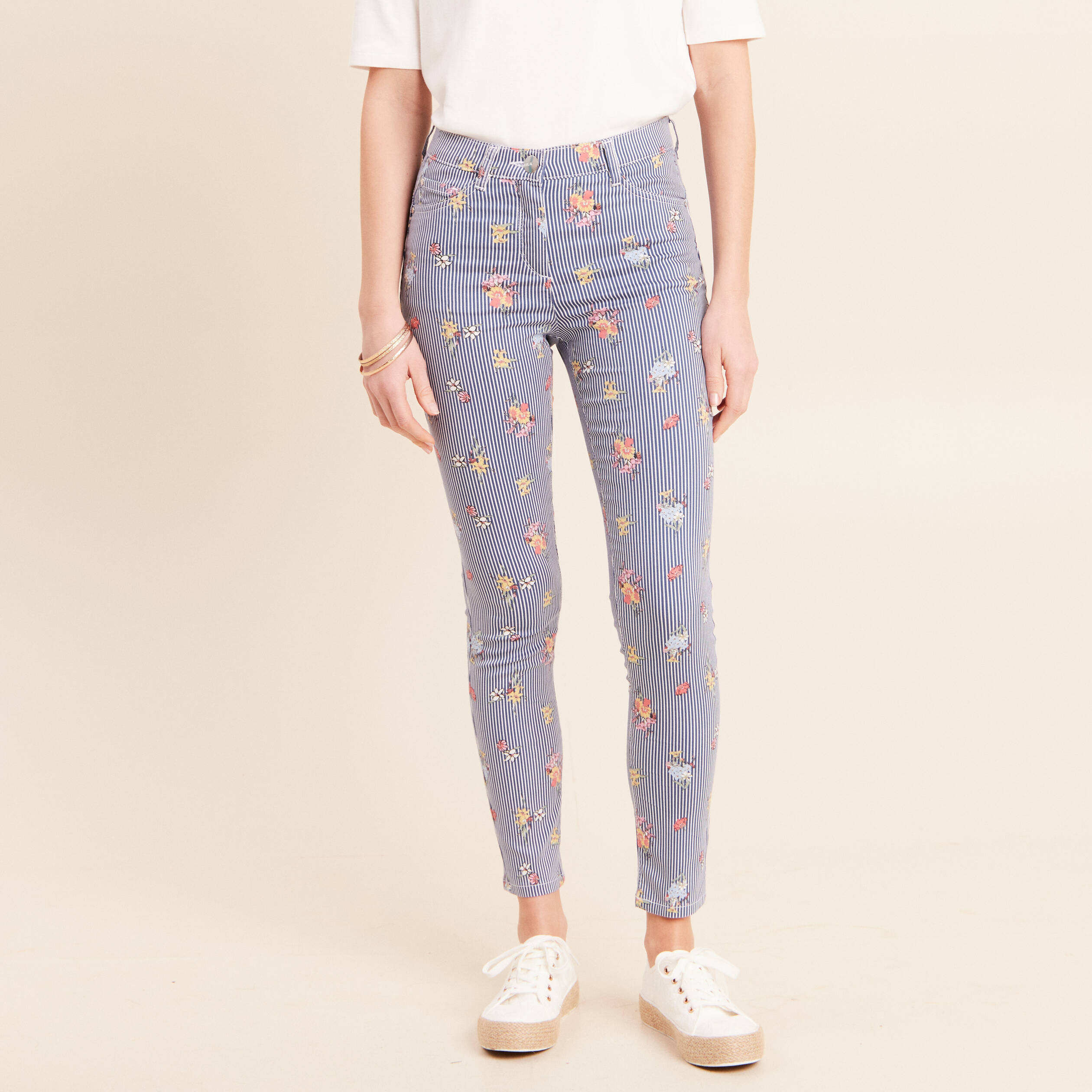 Pantalon magique Le L&eacute;ger coupe ajust&eacute;e bleu femme