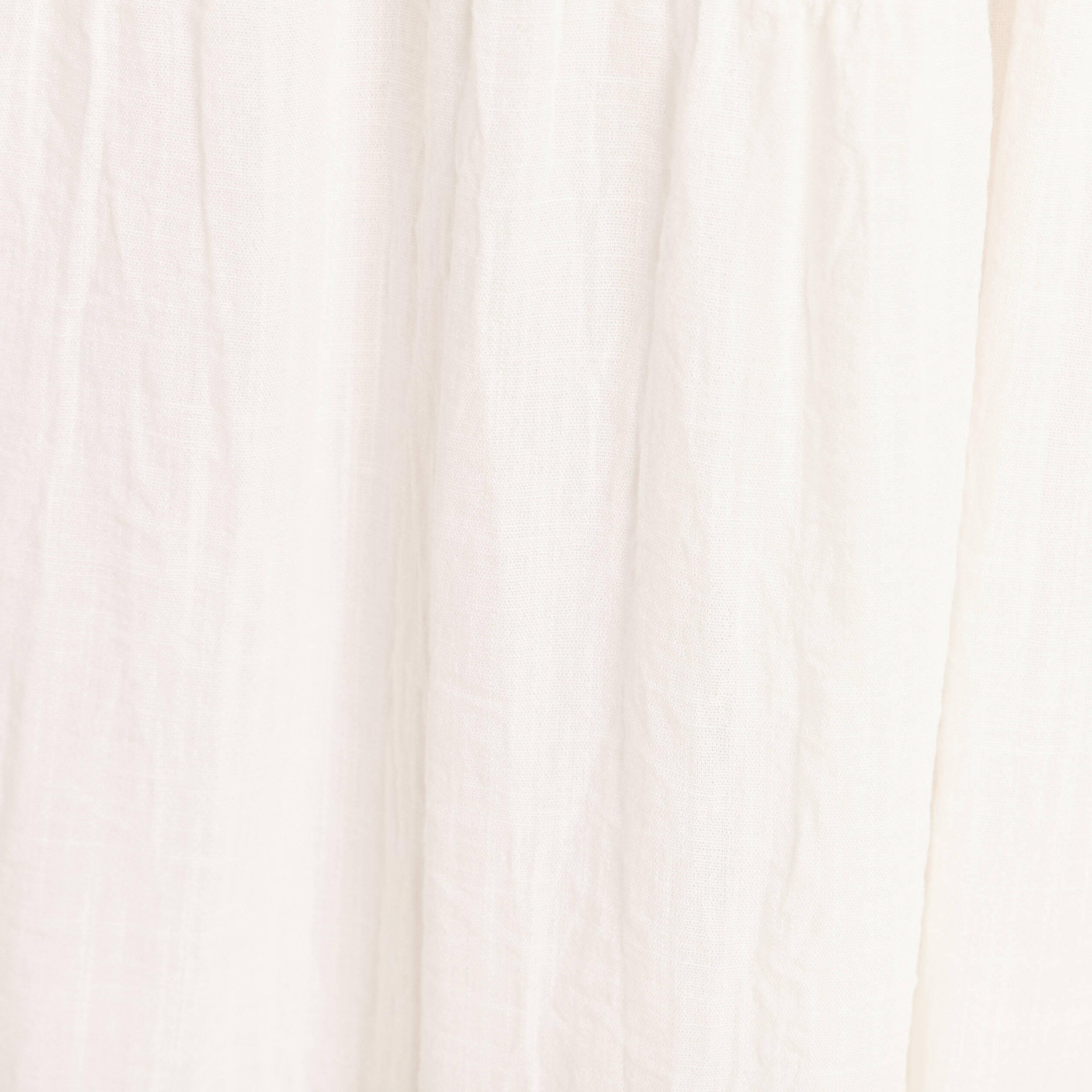 Robe longue &eacute;vas&eacute;e &agrave; fines bretelles ecru femme