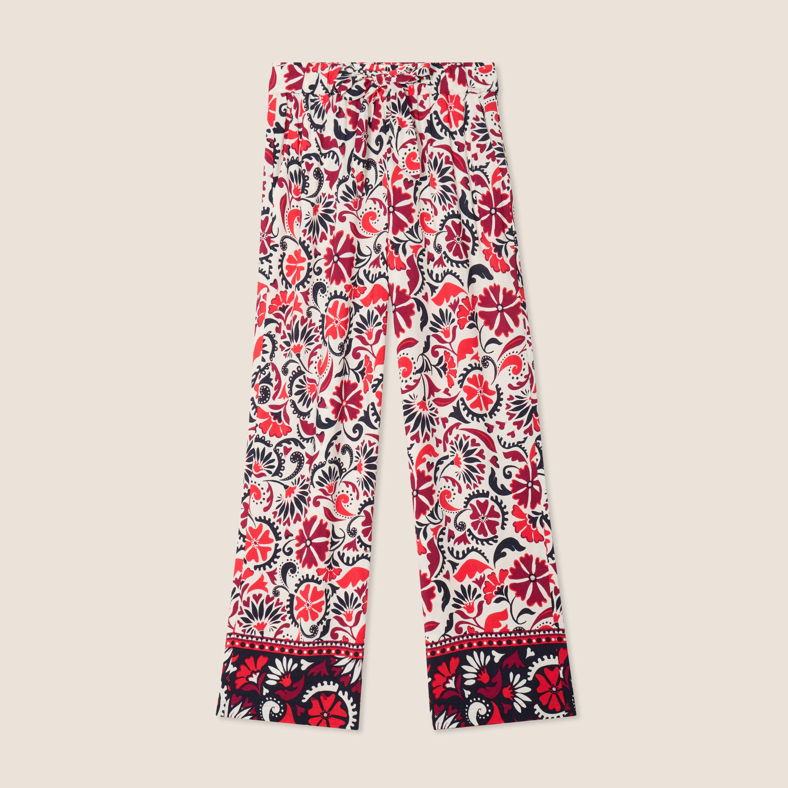 pantalon flou blanc femme Pantalon flou blanc femme