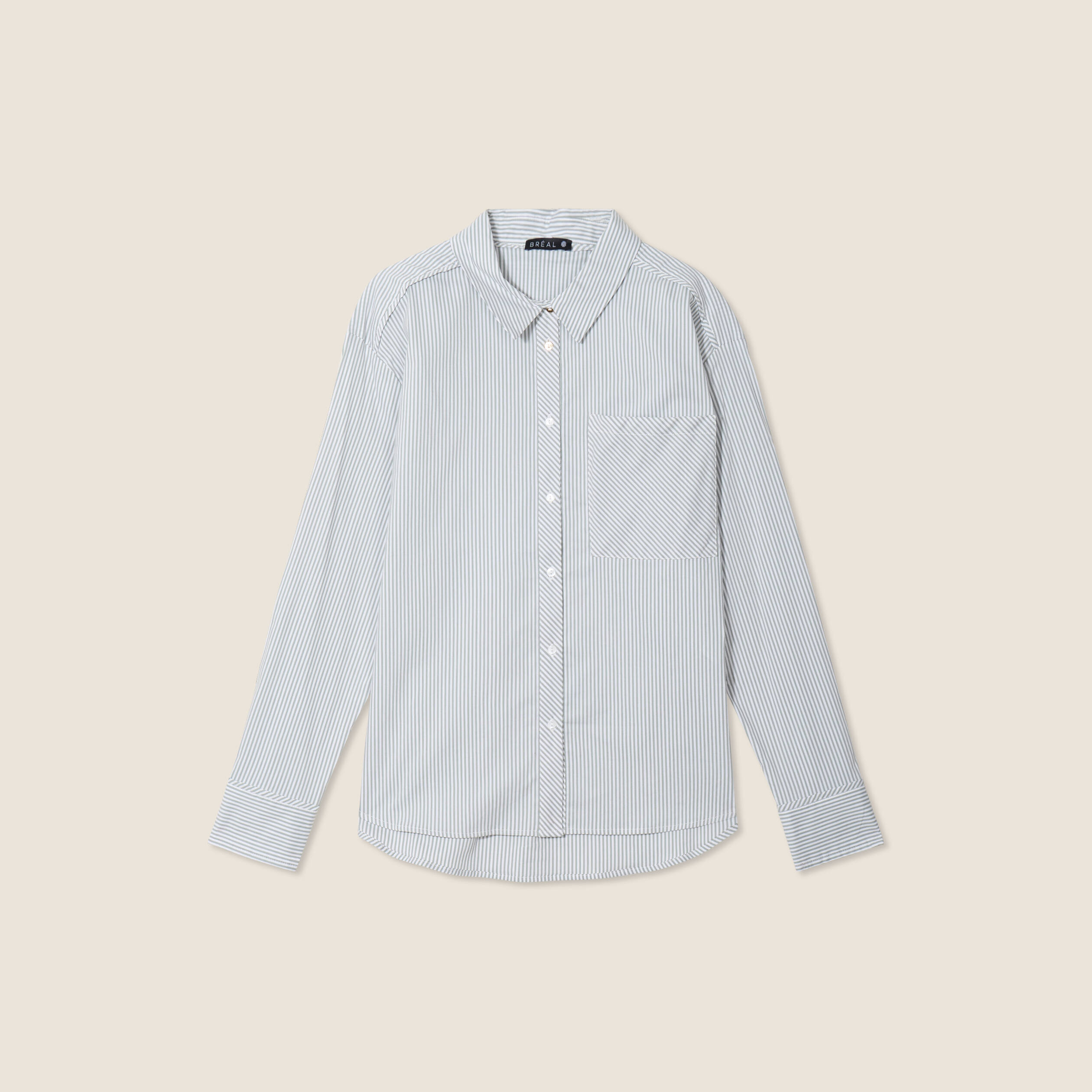 Chemise de nuit manches longues Kelly - Gris - Kiabi - 43.50