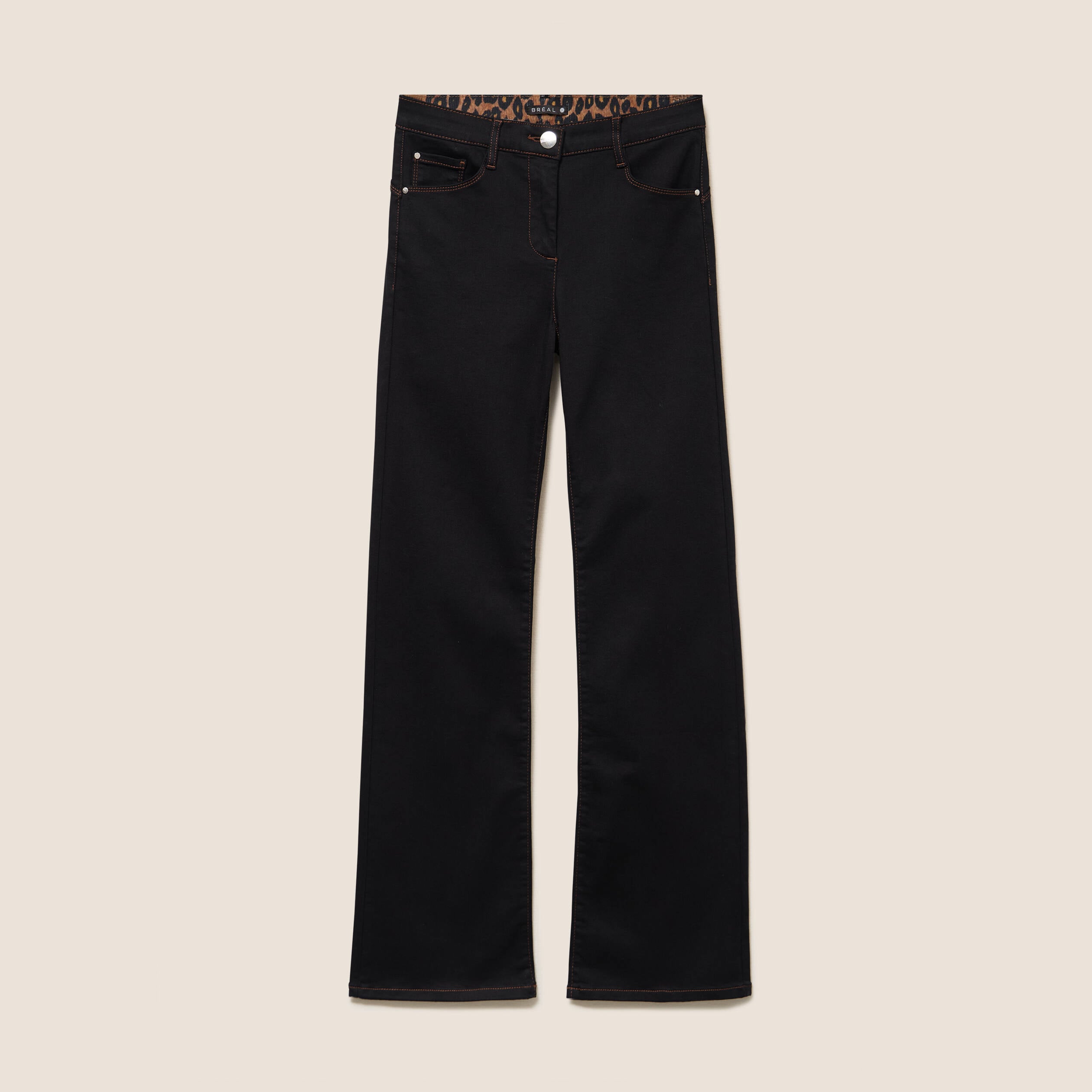 Jean magique L'Unique coupe bootcut denim noir femme