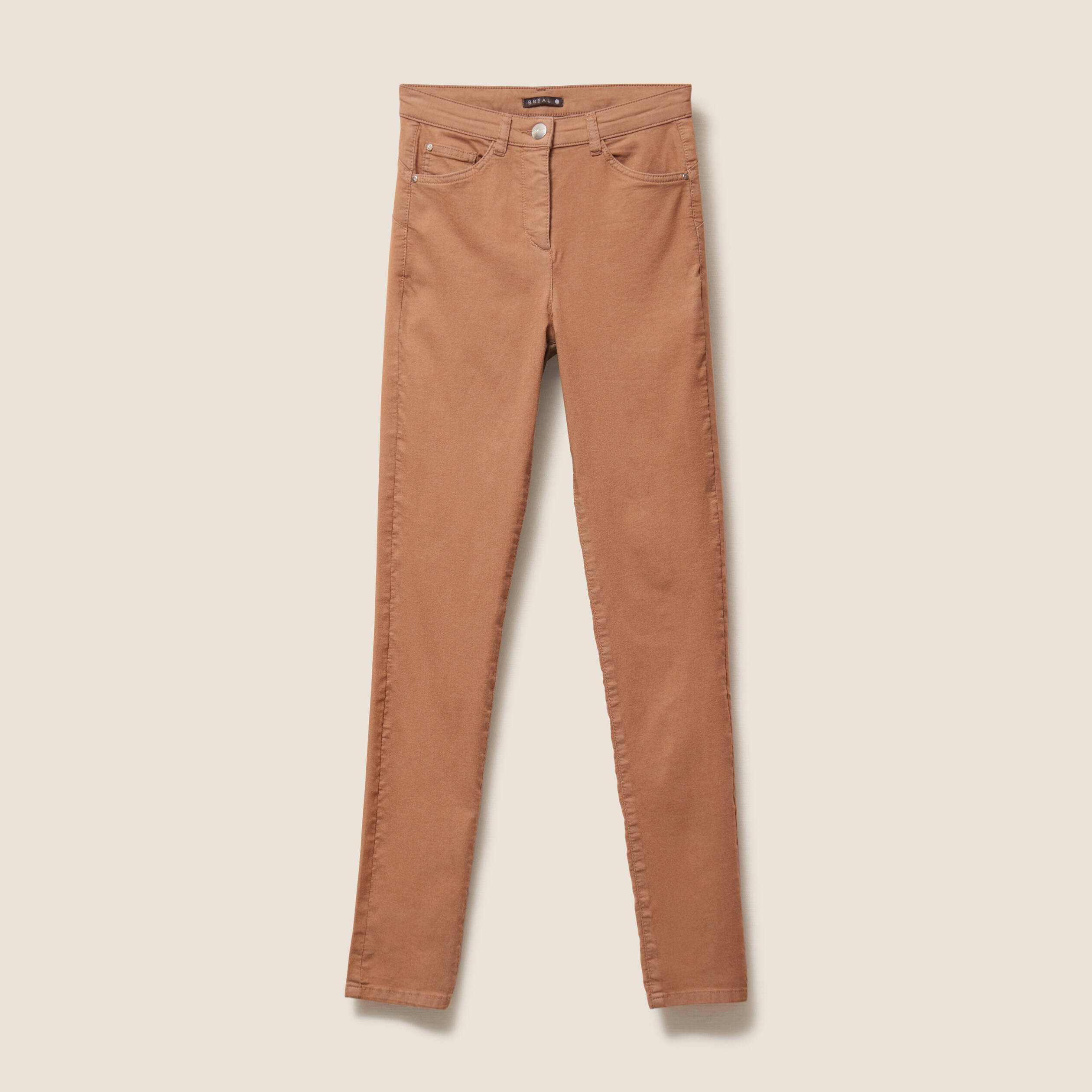 Pantalon magique Le L&eacute;ger coupe ajust&eacute;e marron femme