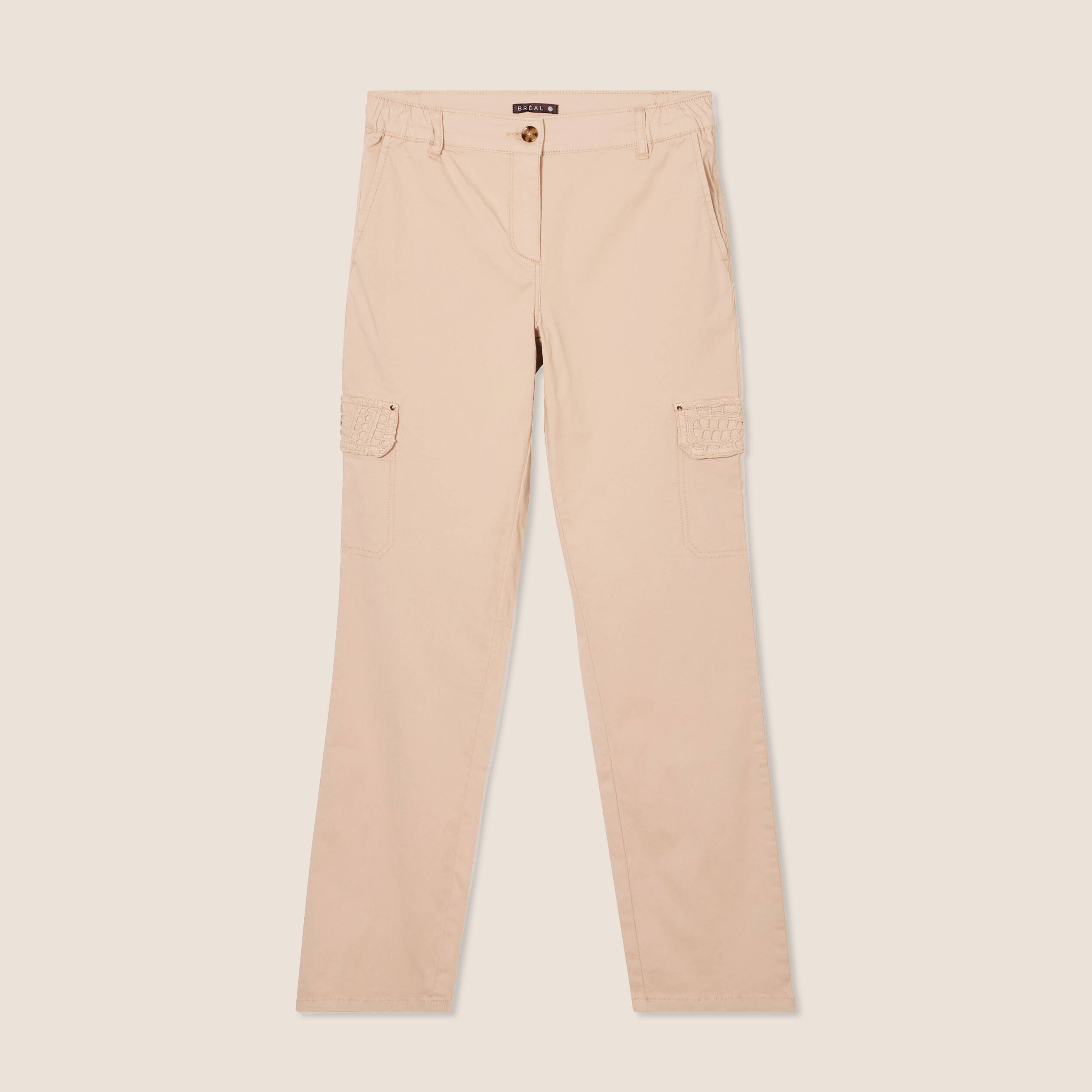 Pantalon jogpant 7/8&egrave;me sable femme