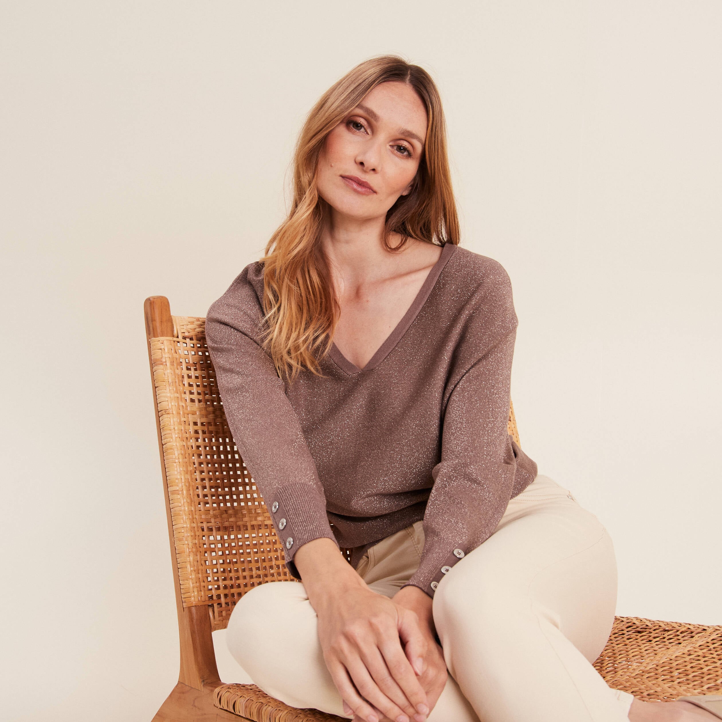 Briskorry Pull D'allaitement Pour Femme - En Coton - Manches