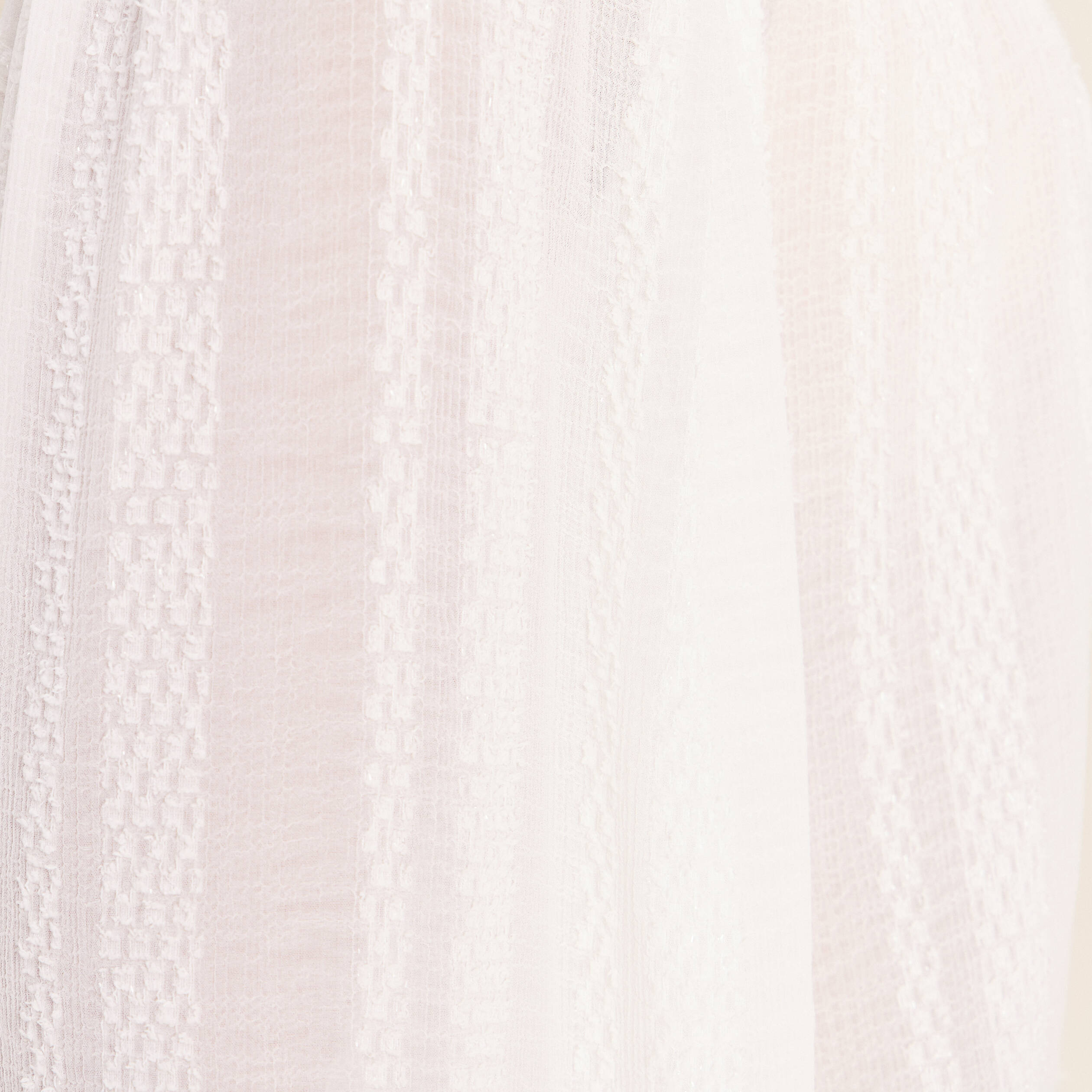 Blouse ample col chemise manches longues ivoire femme