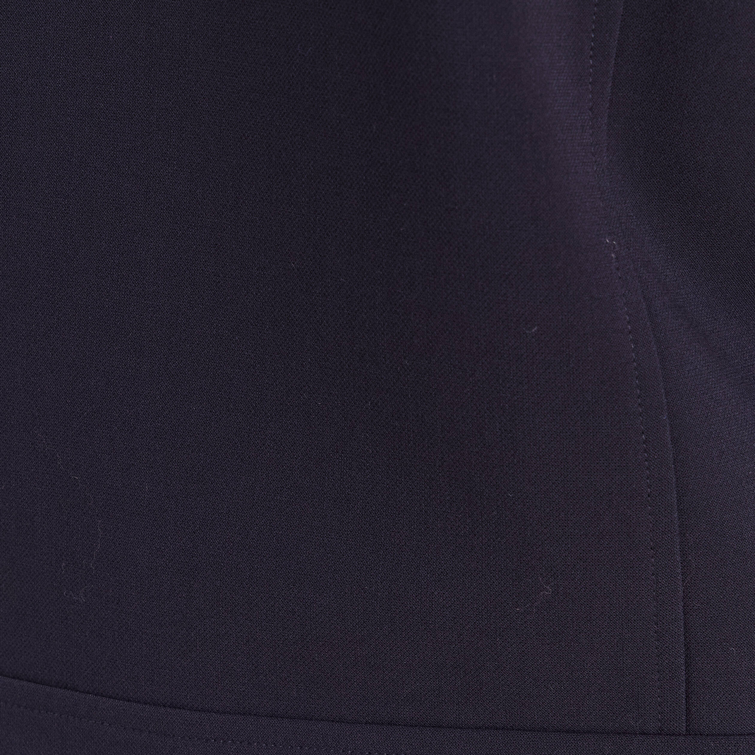 veste cintr&eacute;e doubl&eacute;e avec capuche bleu fonc&eacute; femme
