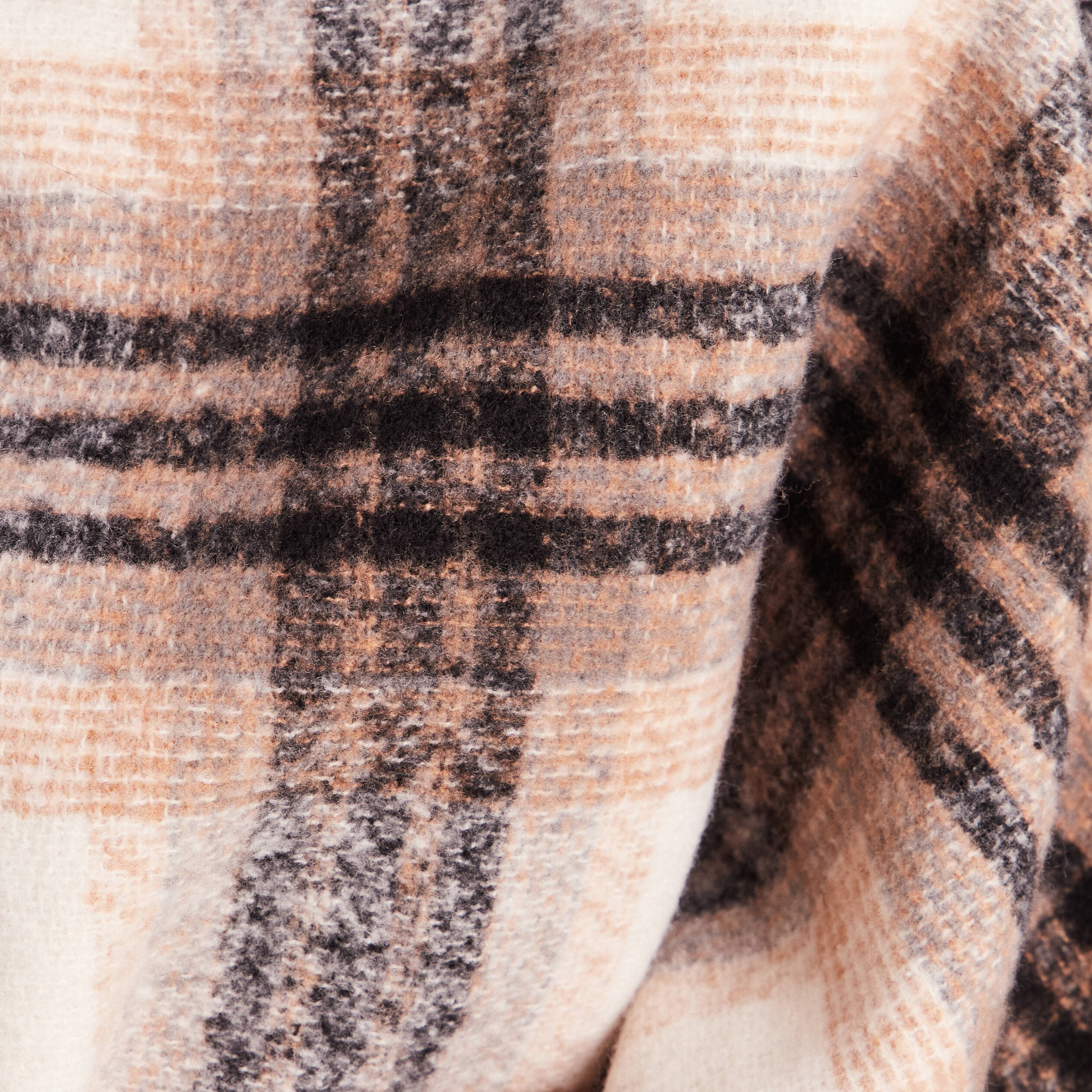 Poncho bordeaux femme