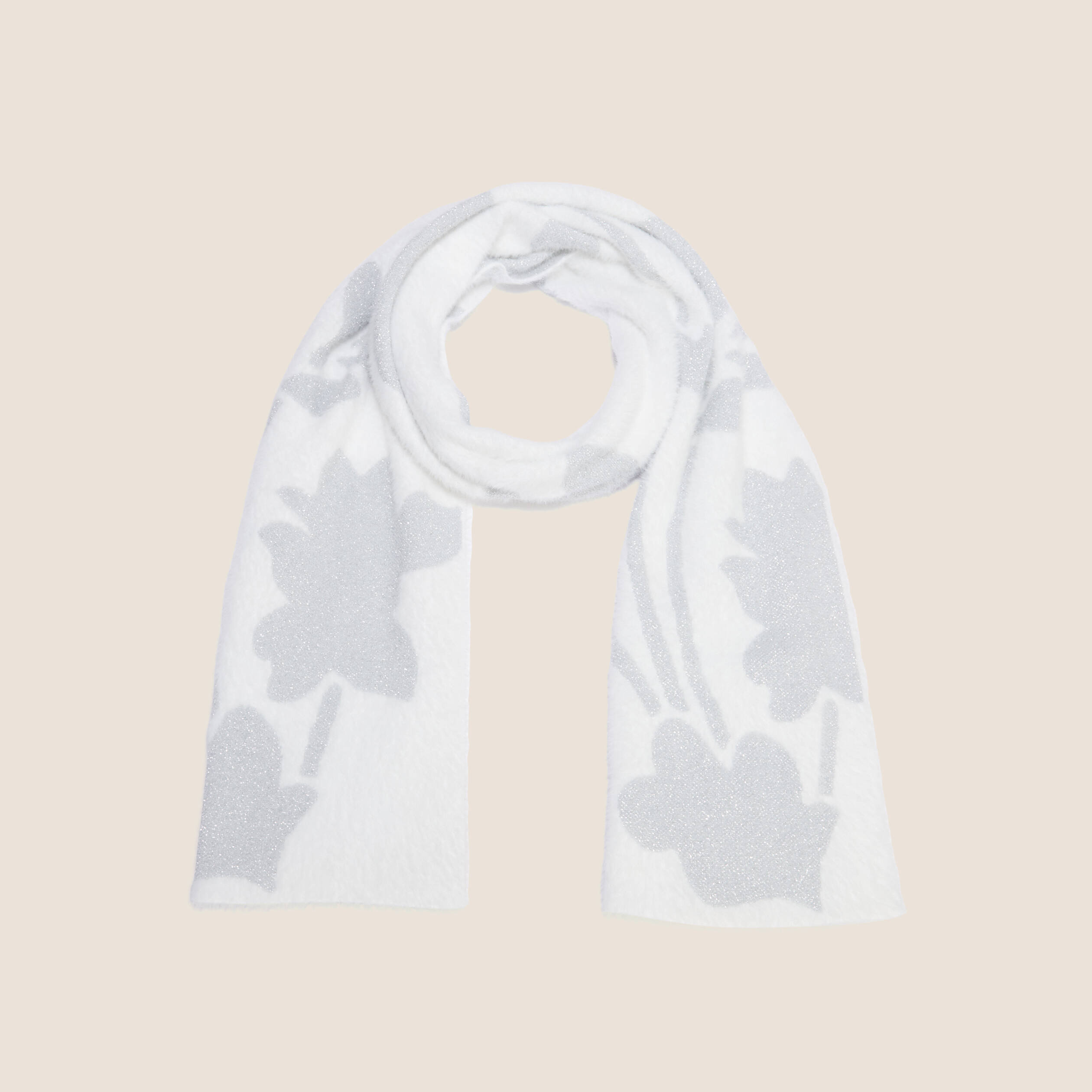 &Eacute;charpe fluide couleur argent femme