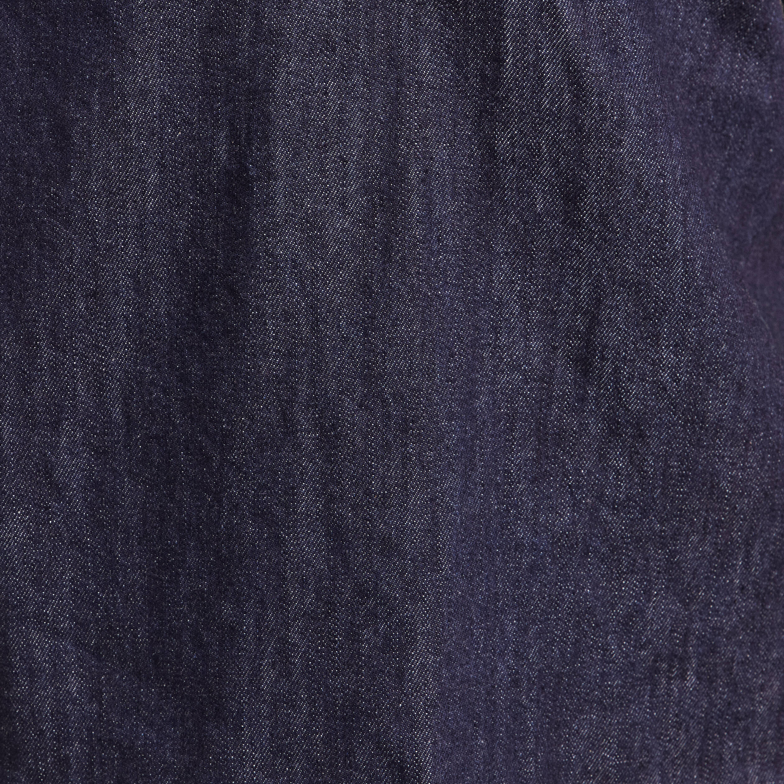 Blouse denim col &agrave; nouer denim brut femme