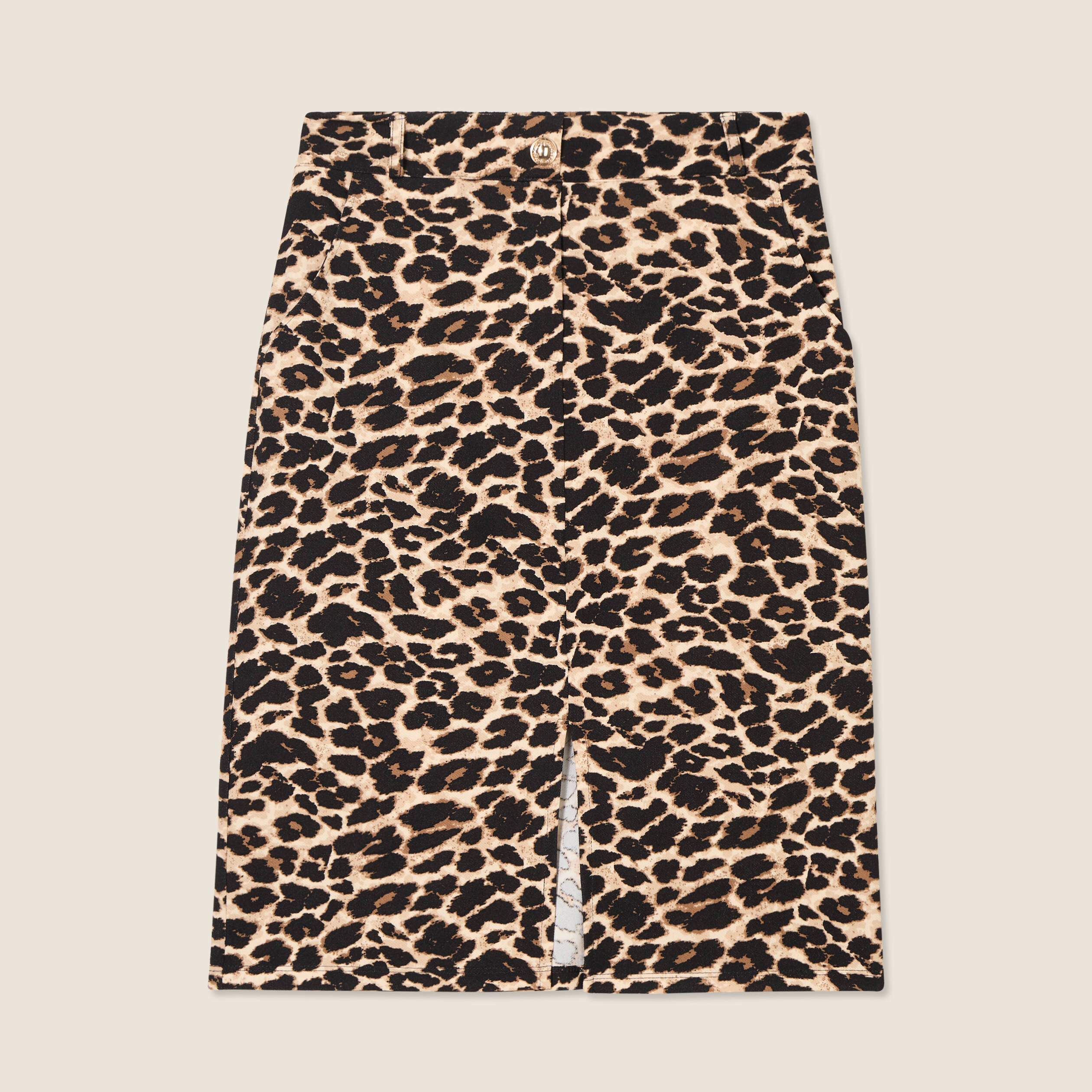 jupe droite creme femme Jupe droite creme femme