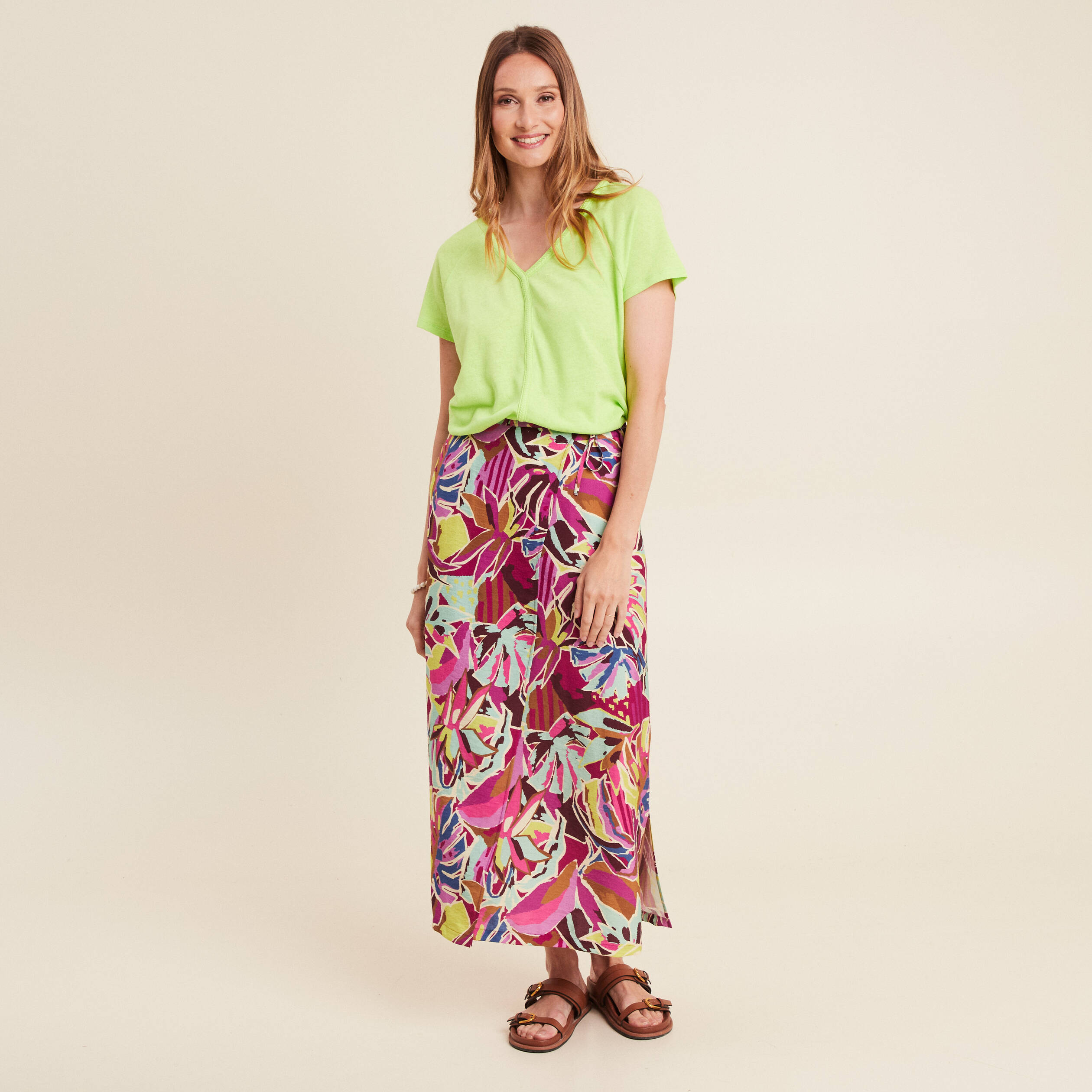 jupe taille standard mauve femme Jupe taille standard mauve femme