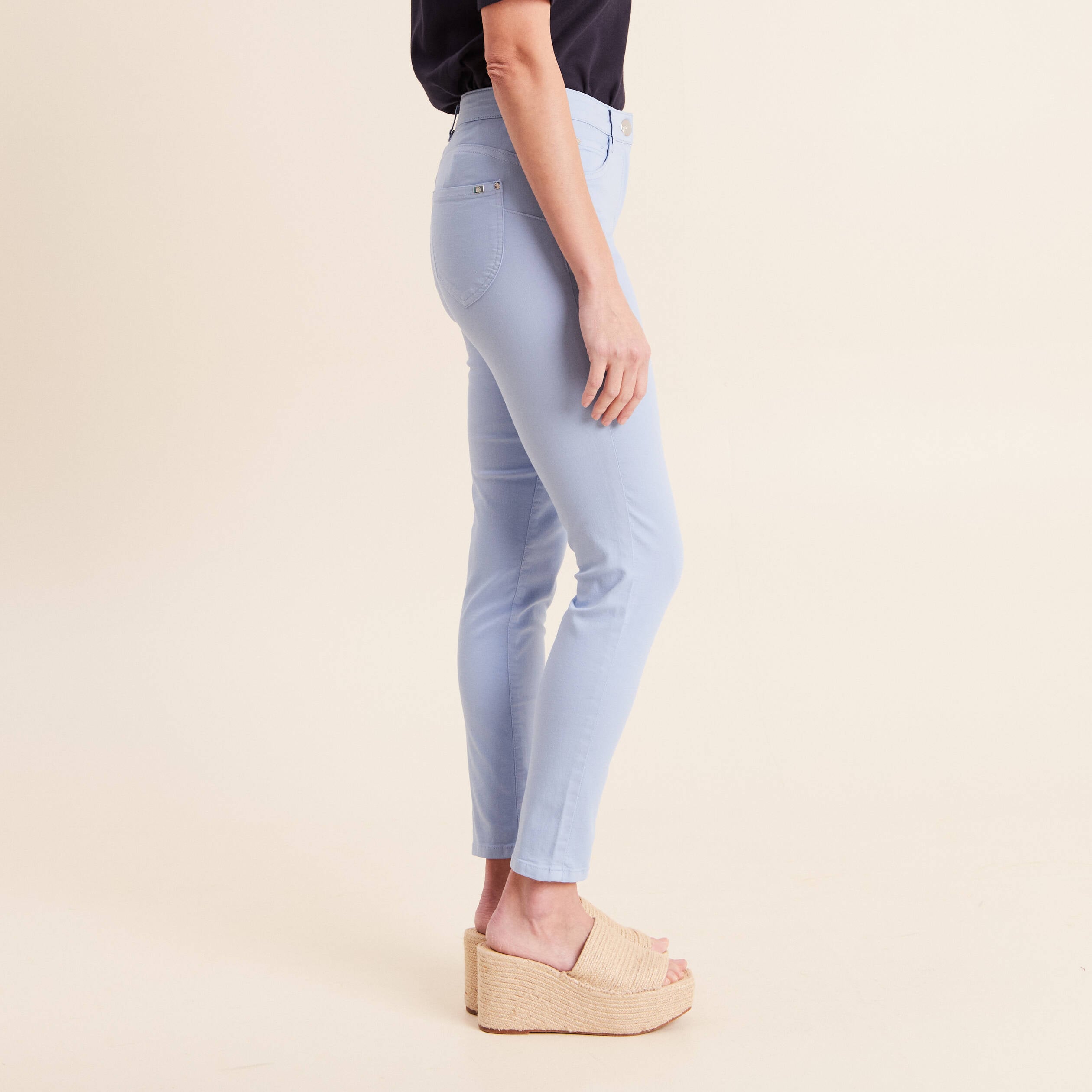 Pantalon magique Le L&eacute;ger coupe ajust&eacute;e bleu ciel femme