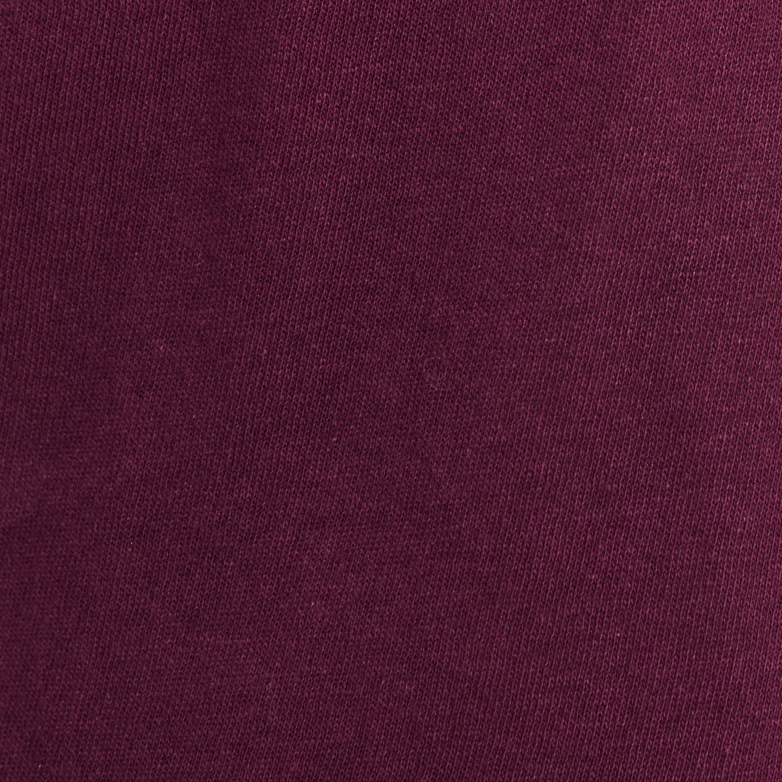 T-shirt manches courtes col en V violet foncé femme