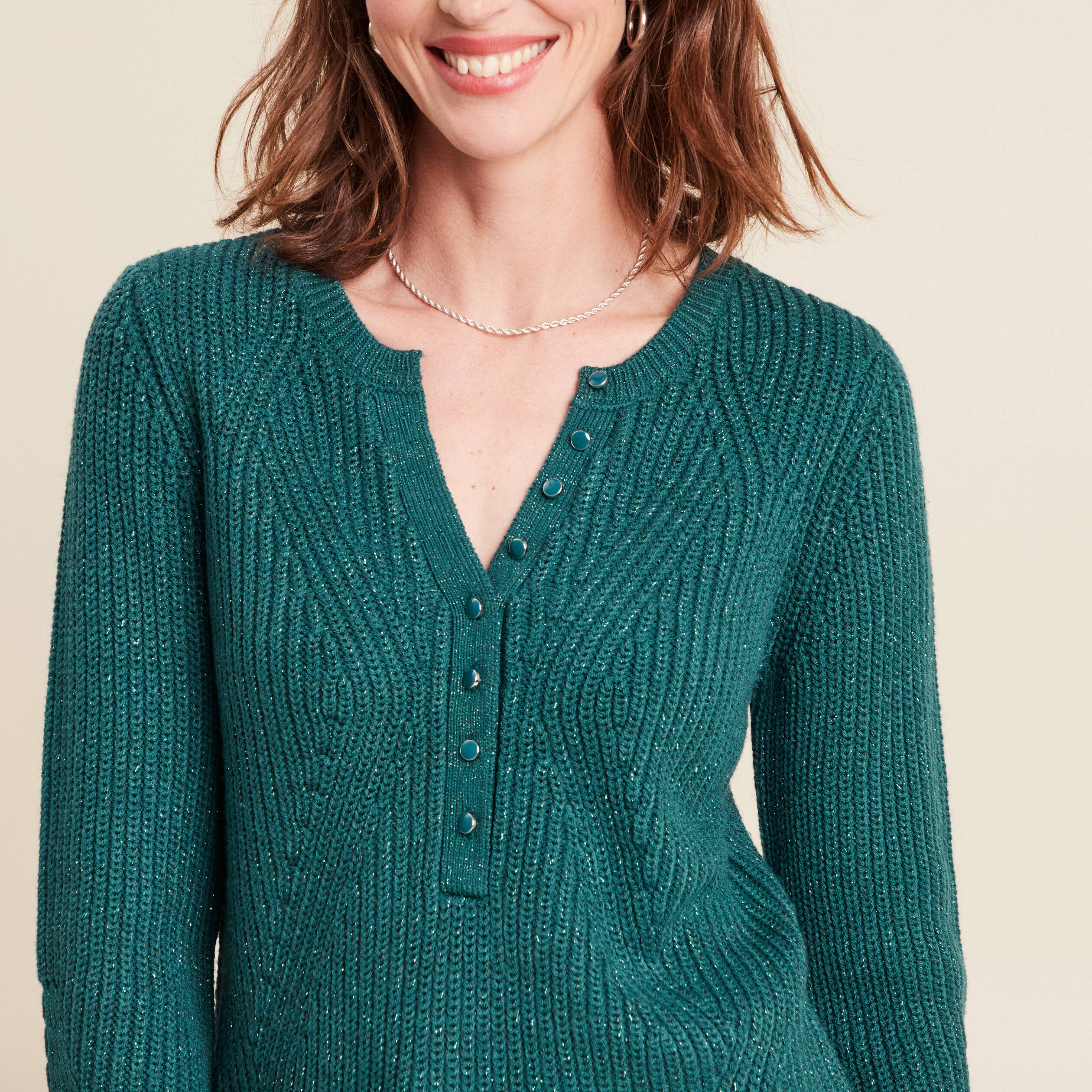 Next Pulls de luxe pour femme coloris vert