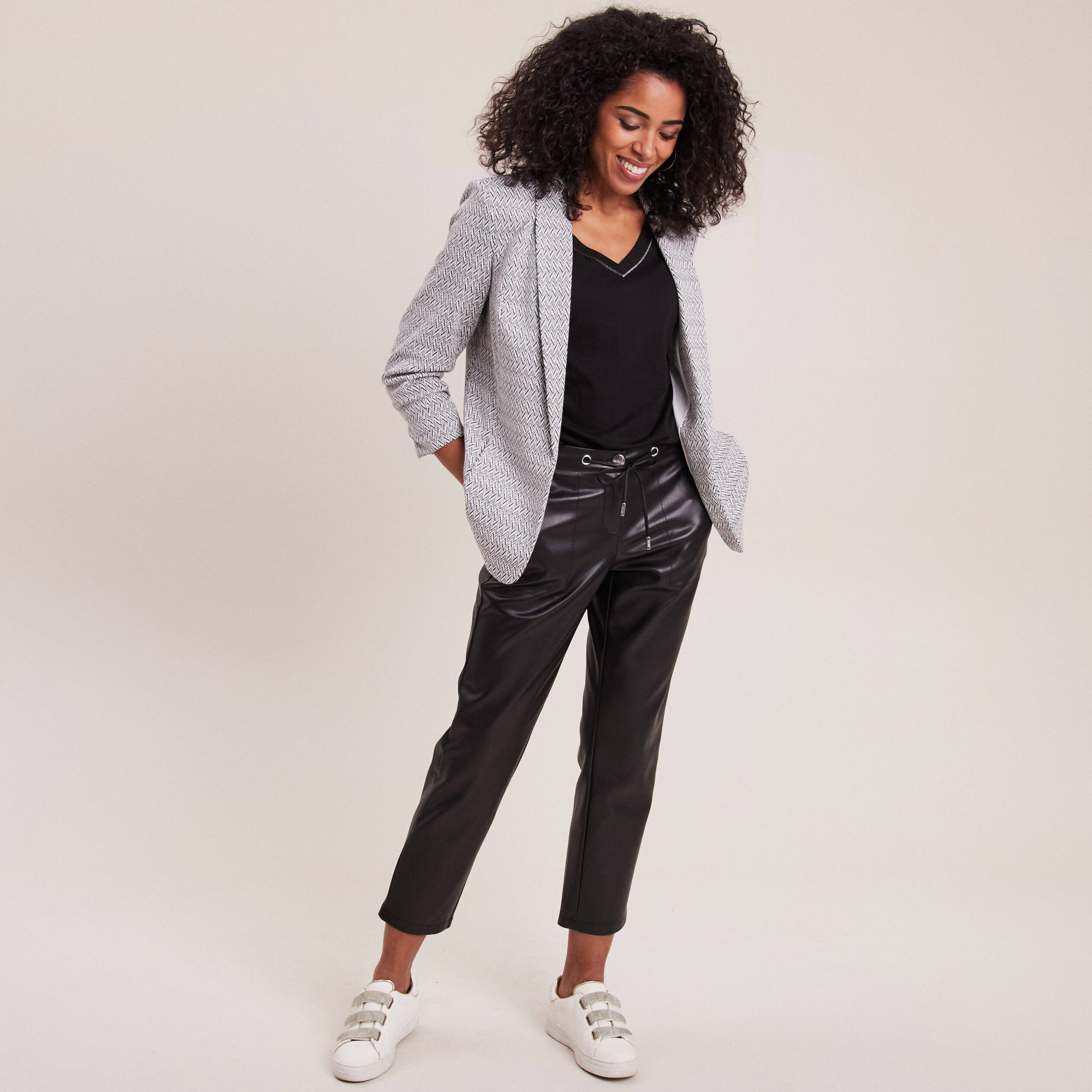 Veste col on sale chale femme