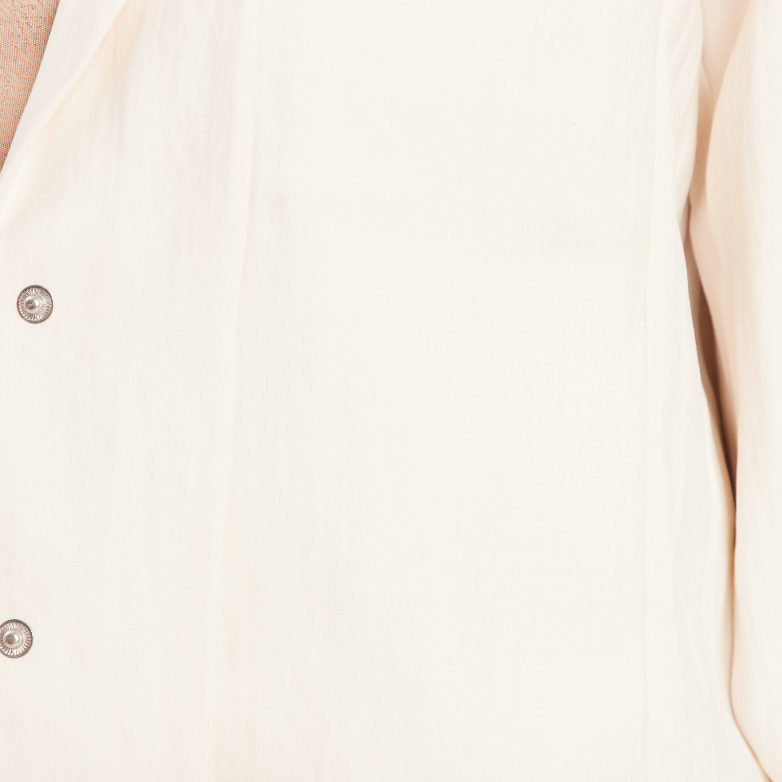 Veste esprit tailleur ecru femme