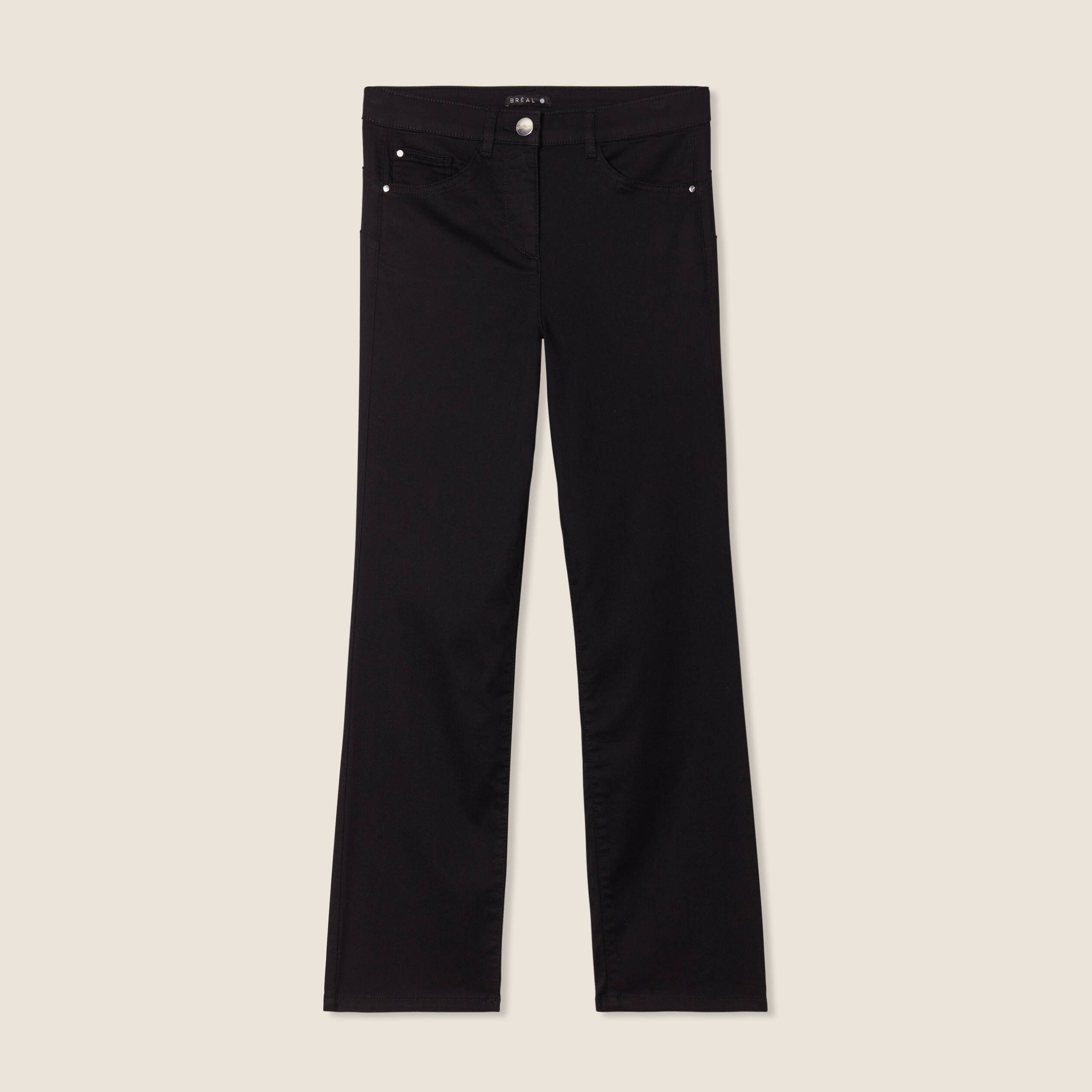 Pantalon magique Le L&eacute;ger coupe droite noir femme