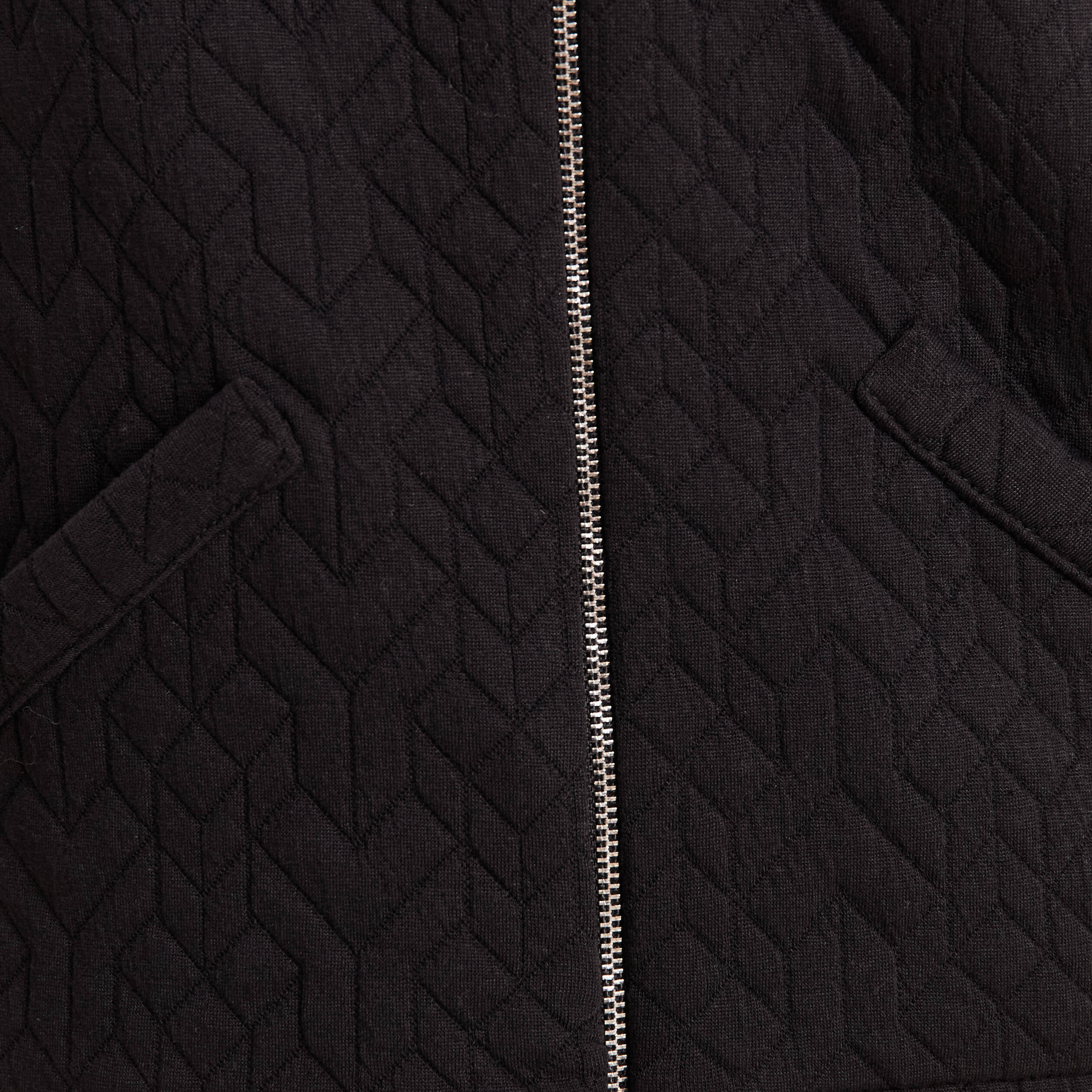 Gilet manches longues noir femme