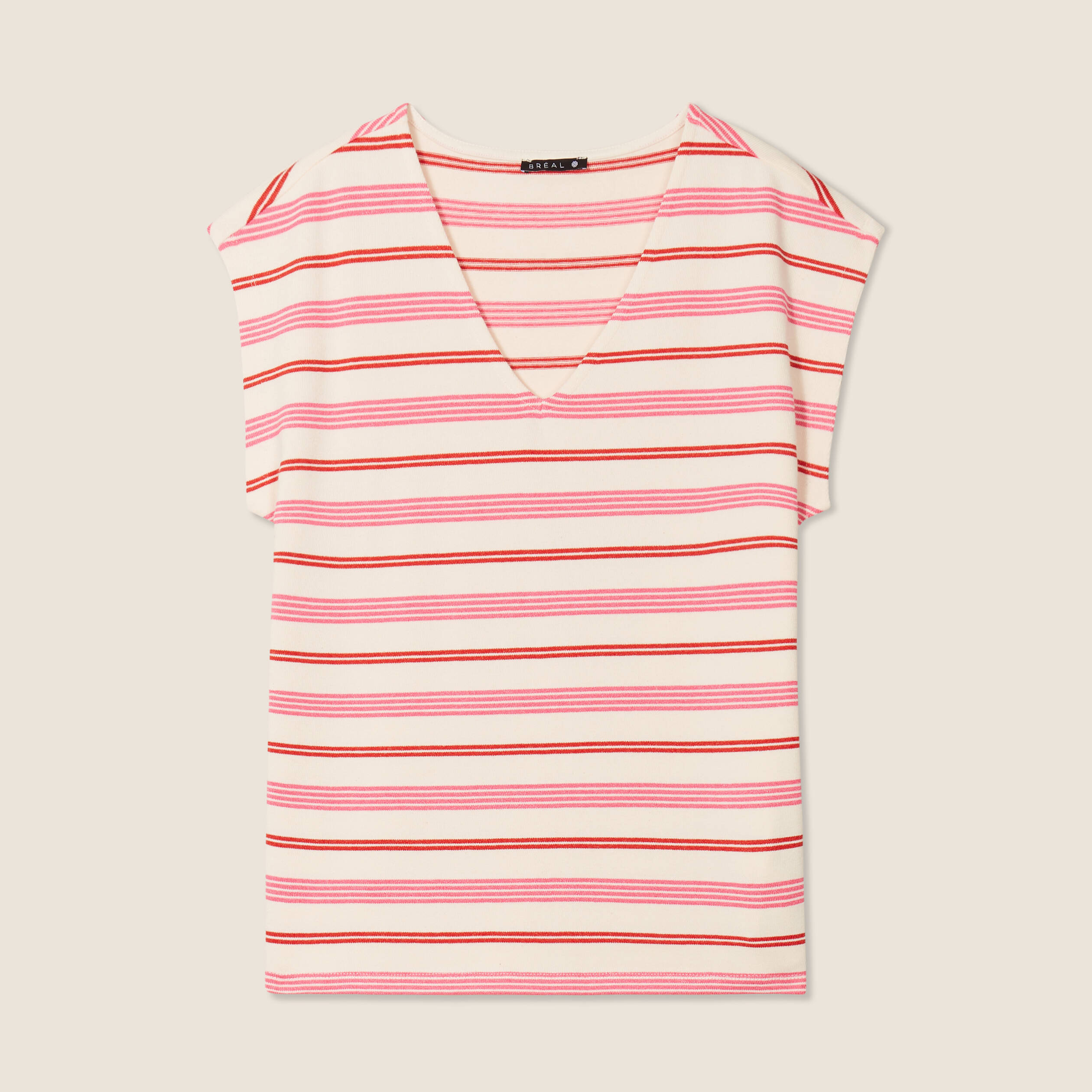 T-shirt manches courtes blanc femme
