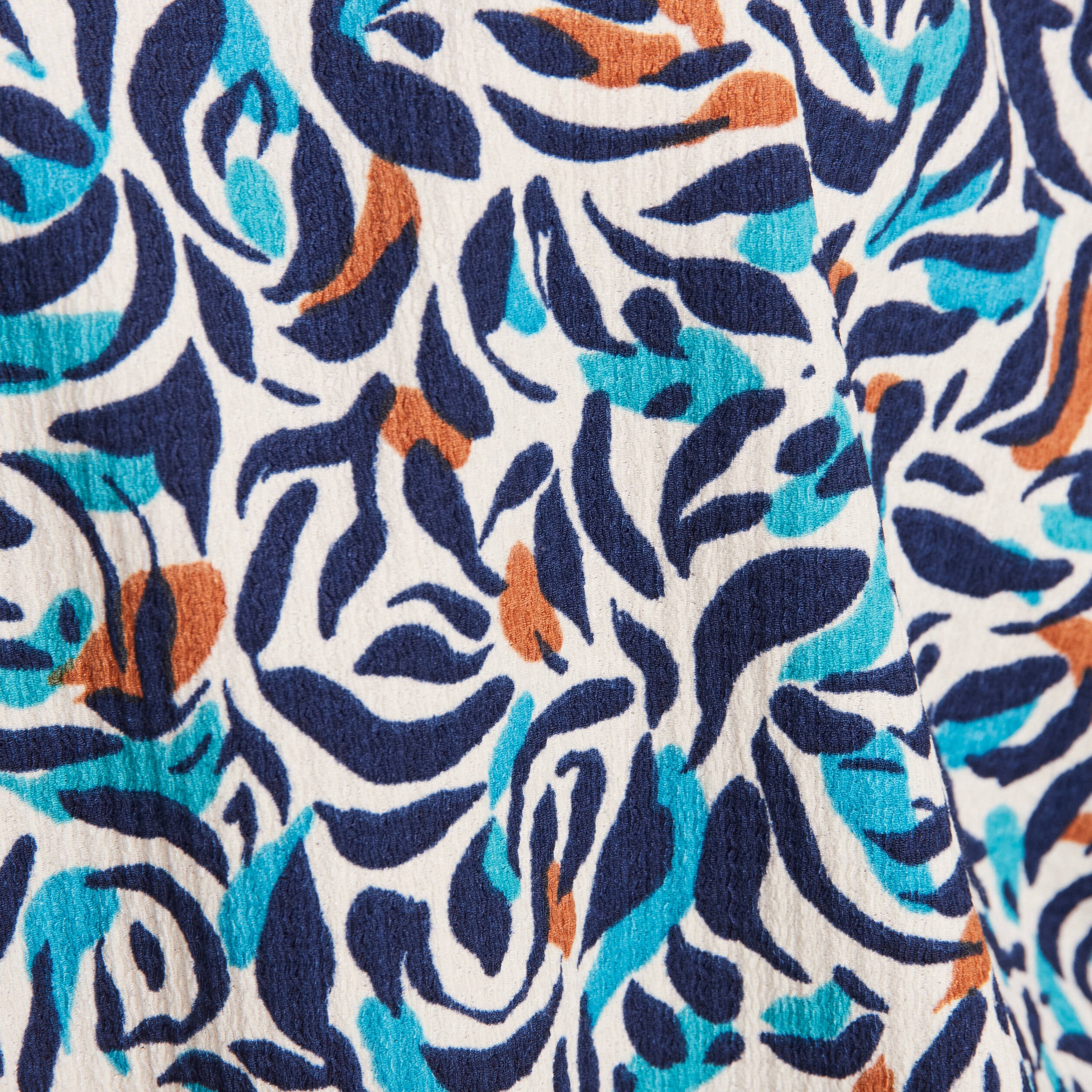 T-shirt manches 3/4 bleu canard femme