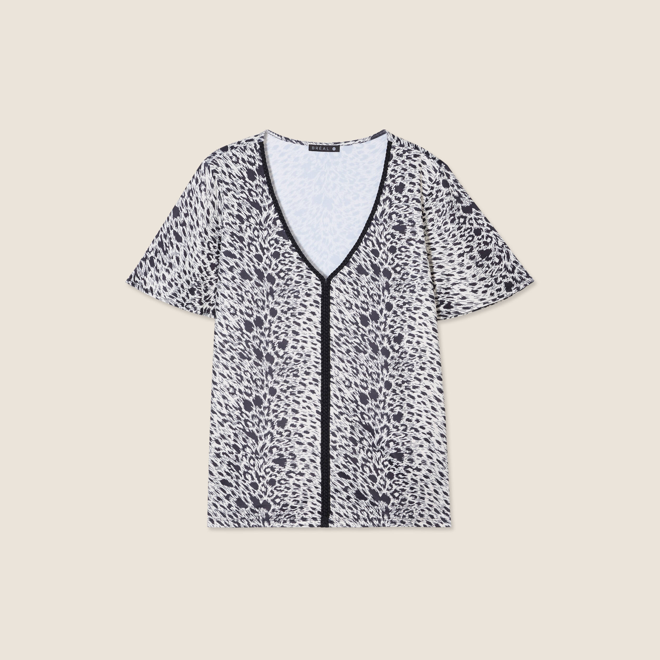 t shirt manches courtes ivoire femme T-shirt manches courtes ivoire femme
