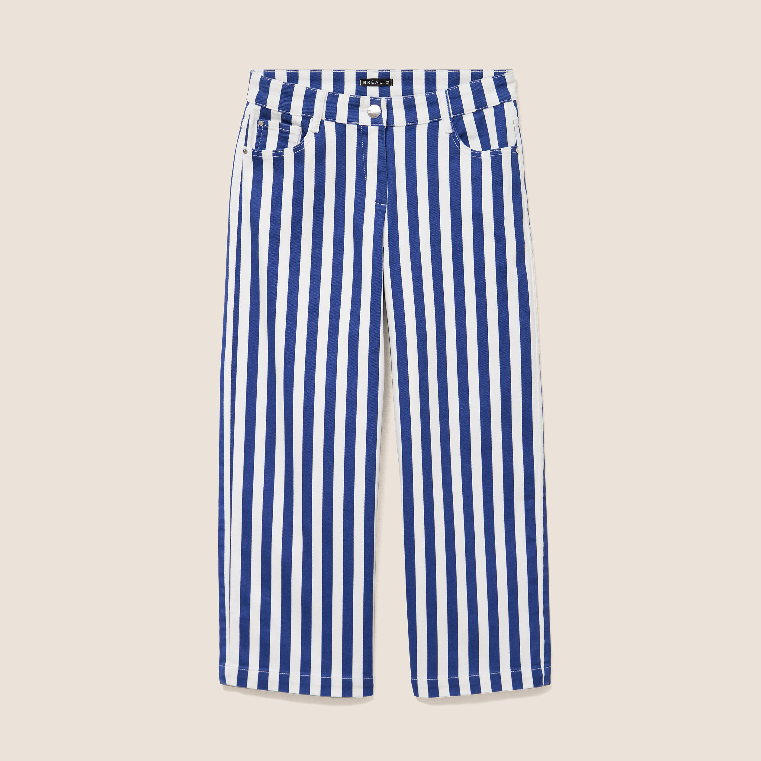 Pantalon bleu femme