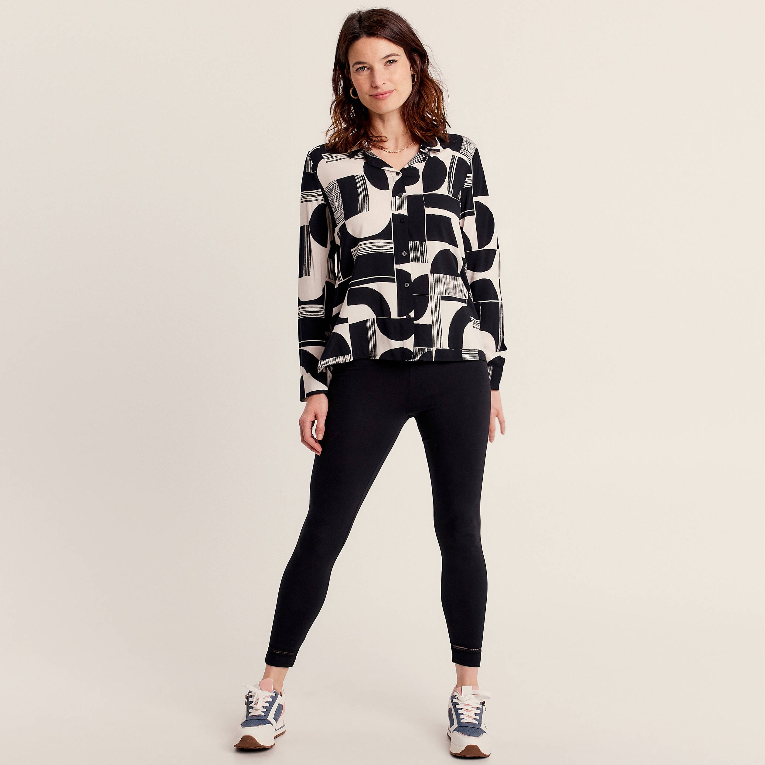 Legging taille haute noir femme