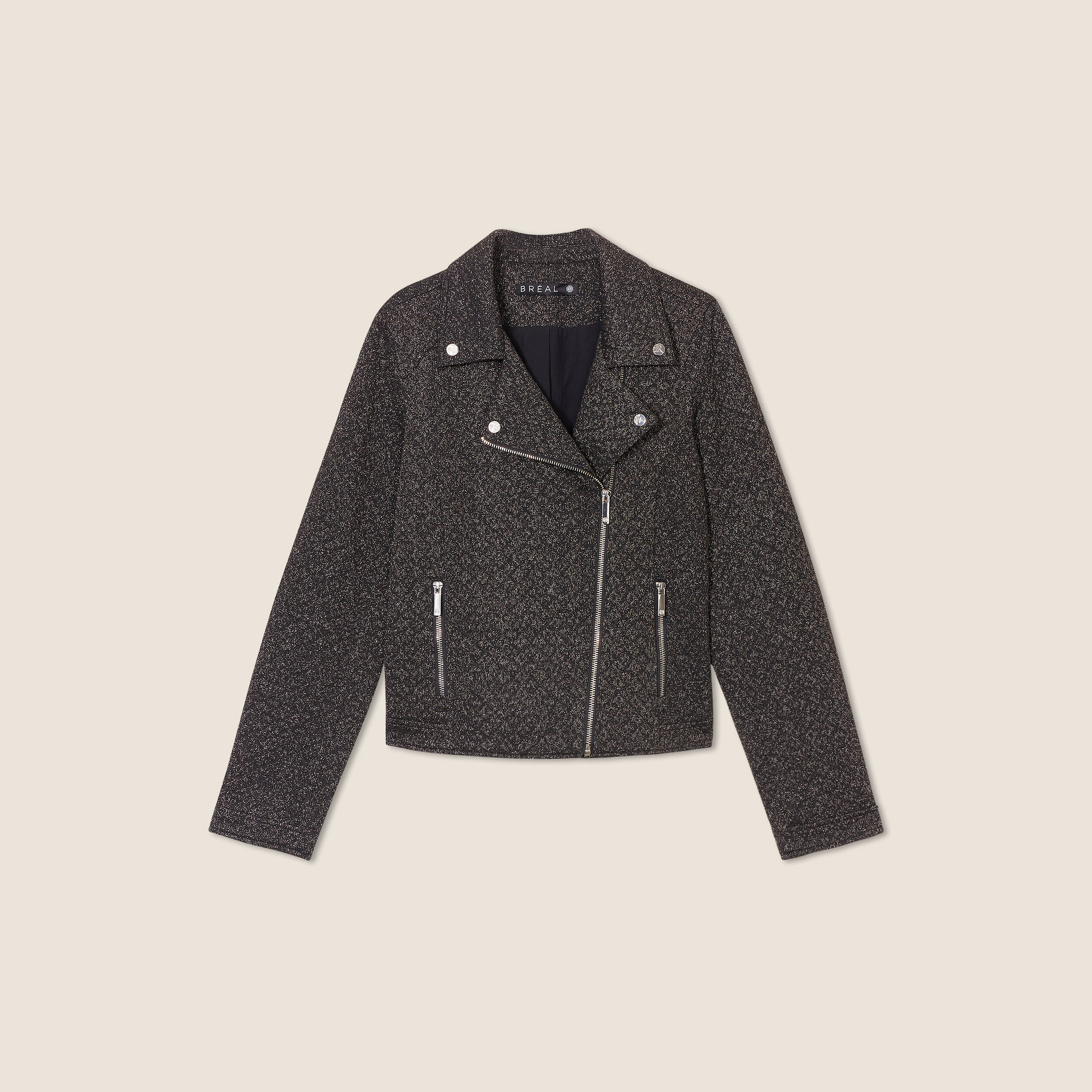 veste cintree zippee couleur cuivre femme Veste cintrée zippée couleur cuivre femme