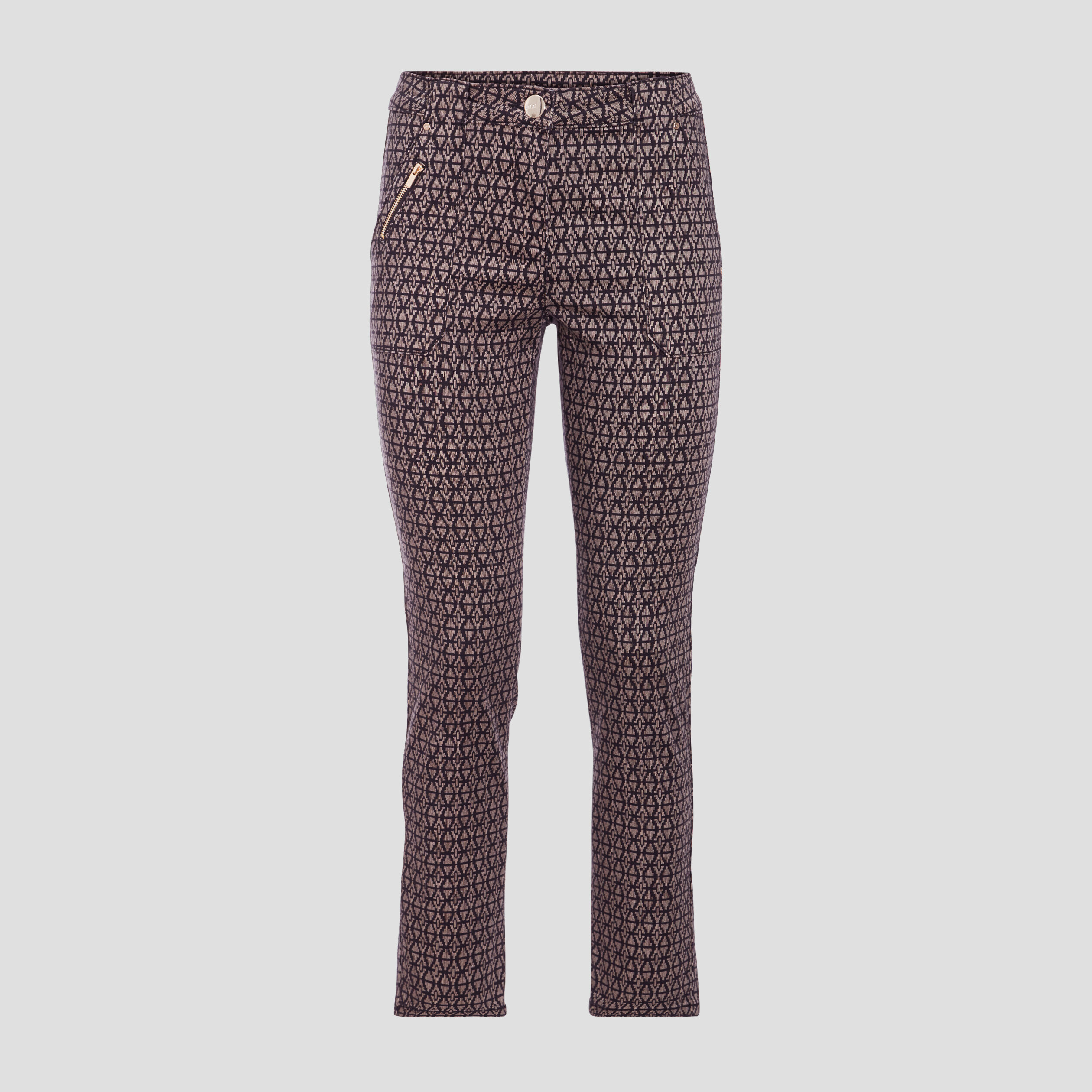 Pantalon ajusté noir femme