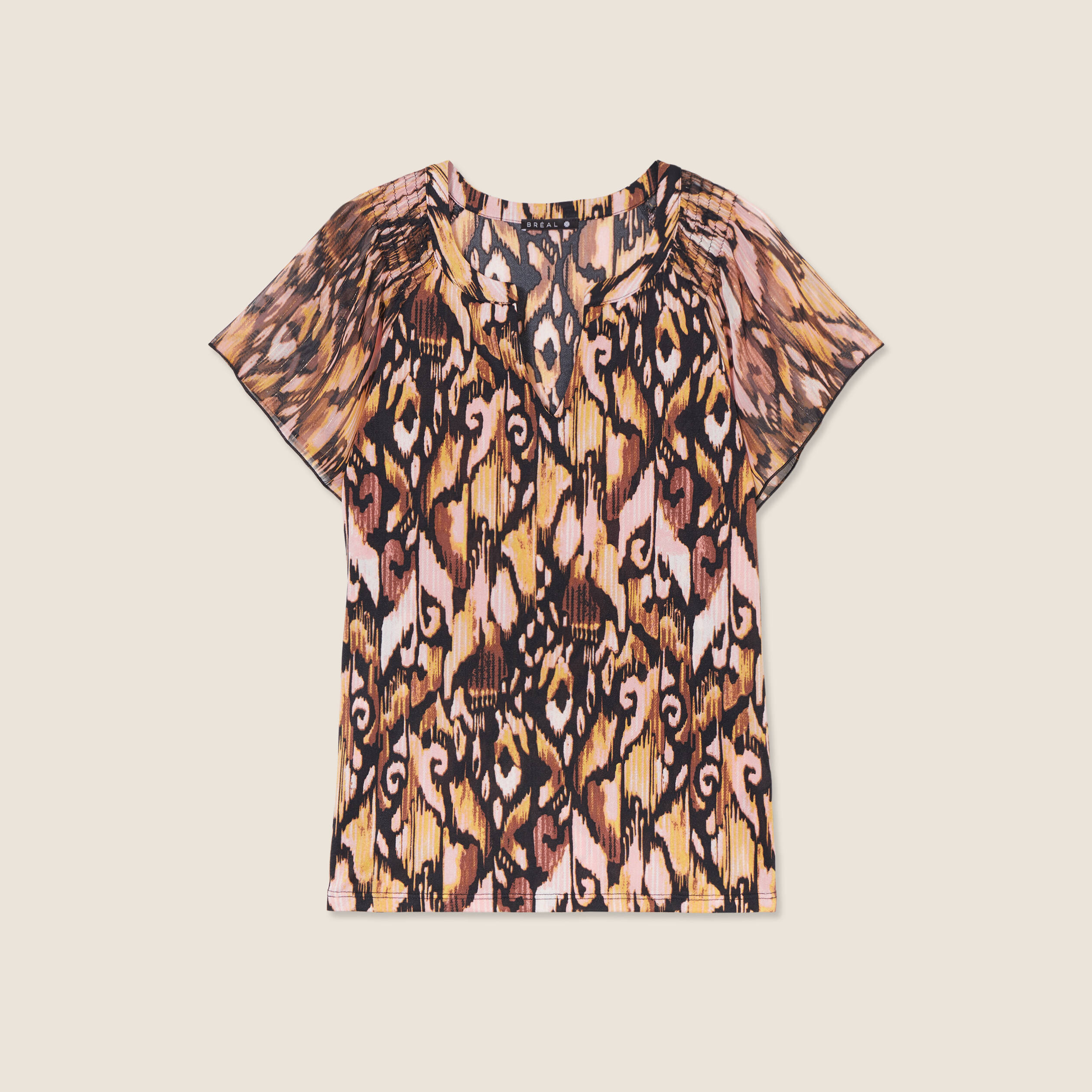 T-shirt manches courtes noir femme