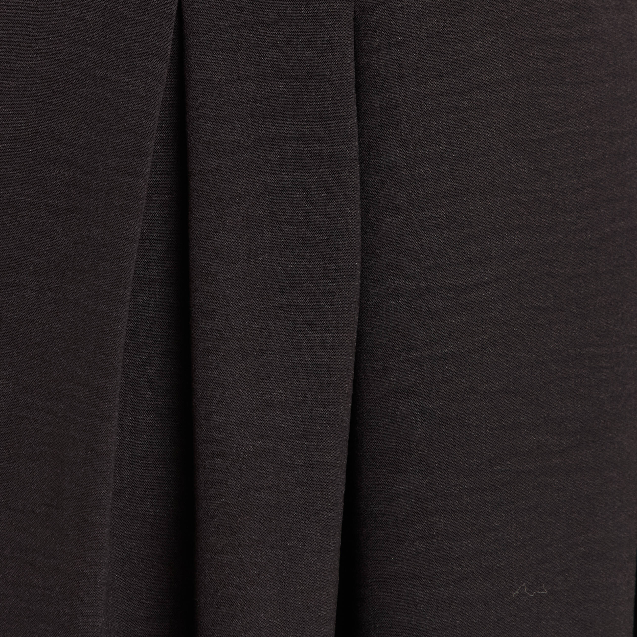 Jupe longue &eacute;vas&eacute;e ceintur&eacute;e noir femme
