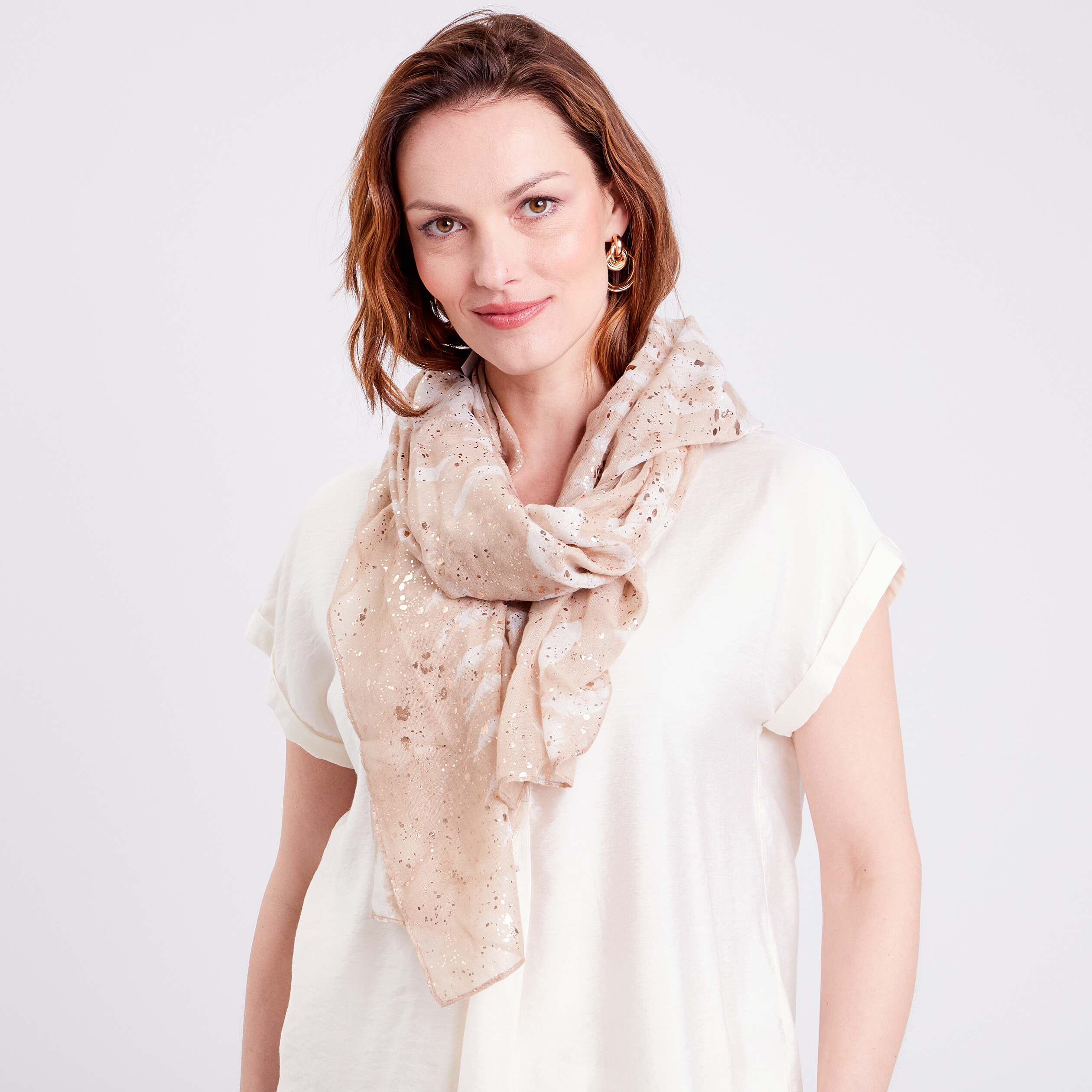 Foulard sable femme