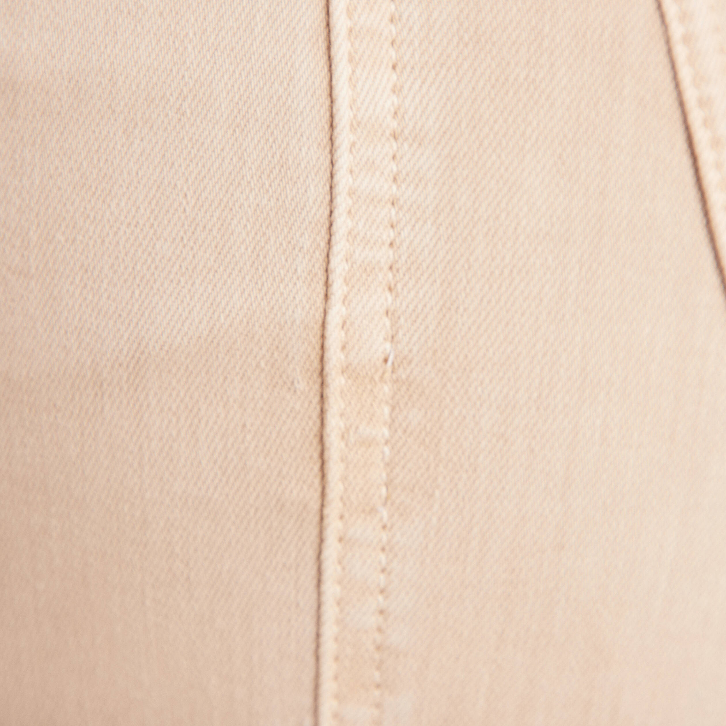 Jean droit denim beige femme